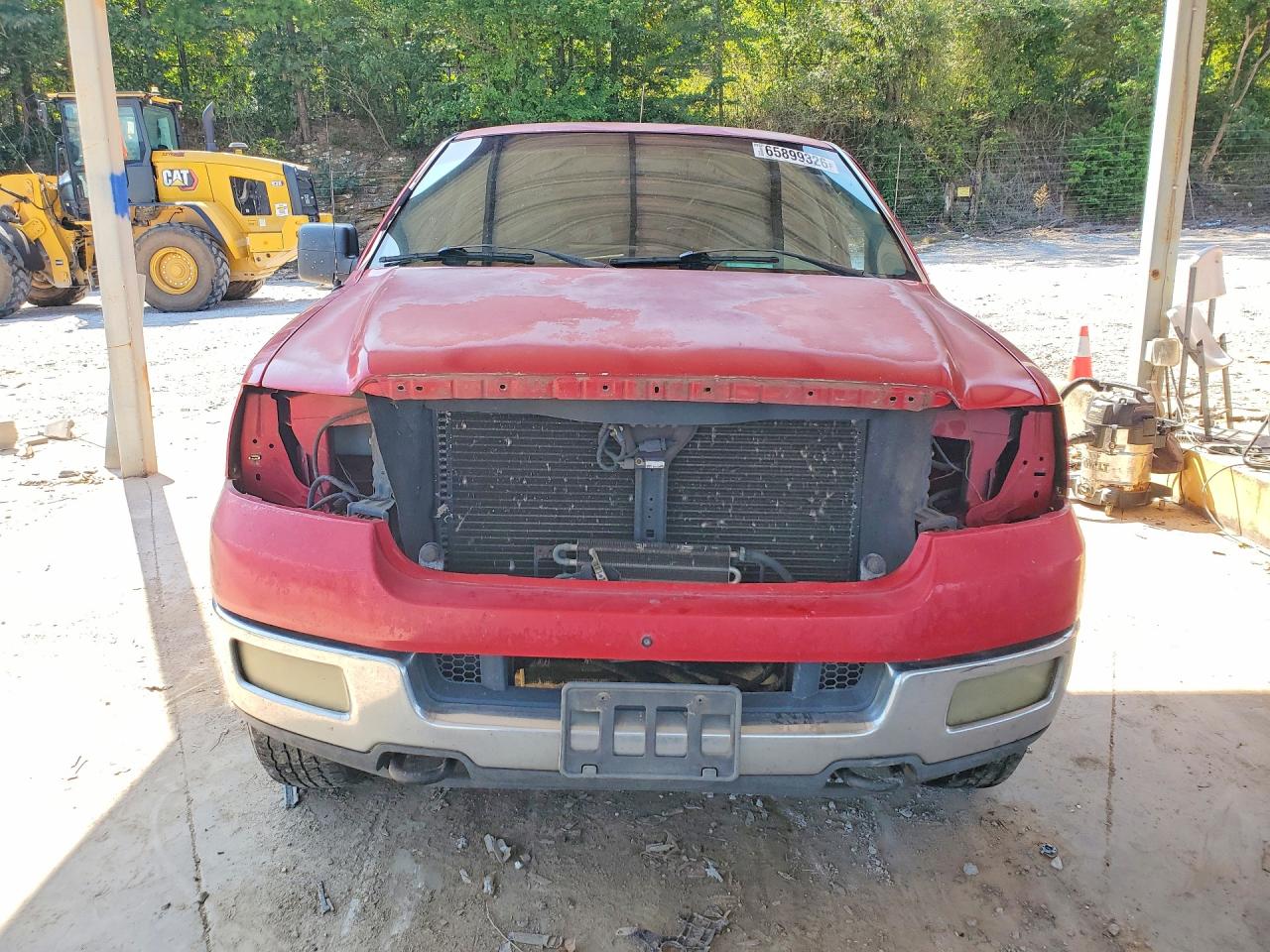 2004 Ford F150 Red vin: 1FTRX14W24NB35173