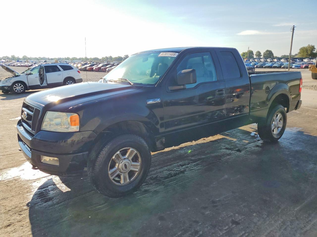 2005 Ford F150 Black vin: 1FTRX14W25FA83572