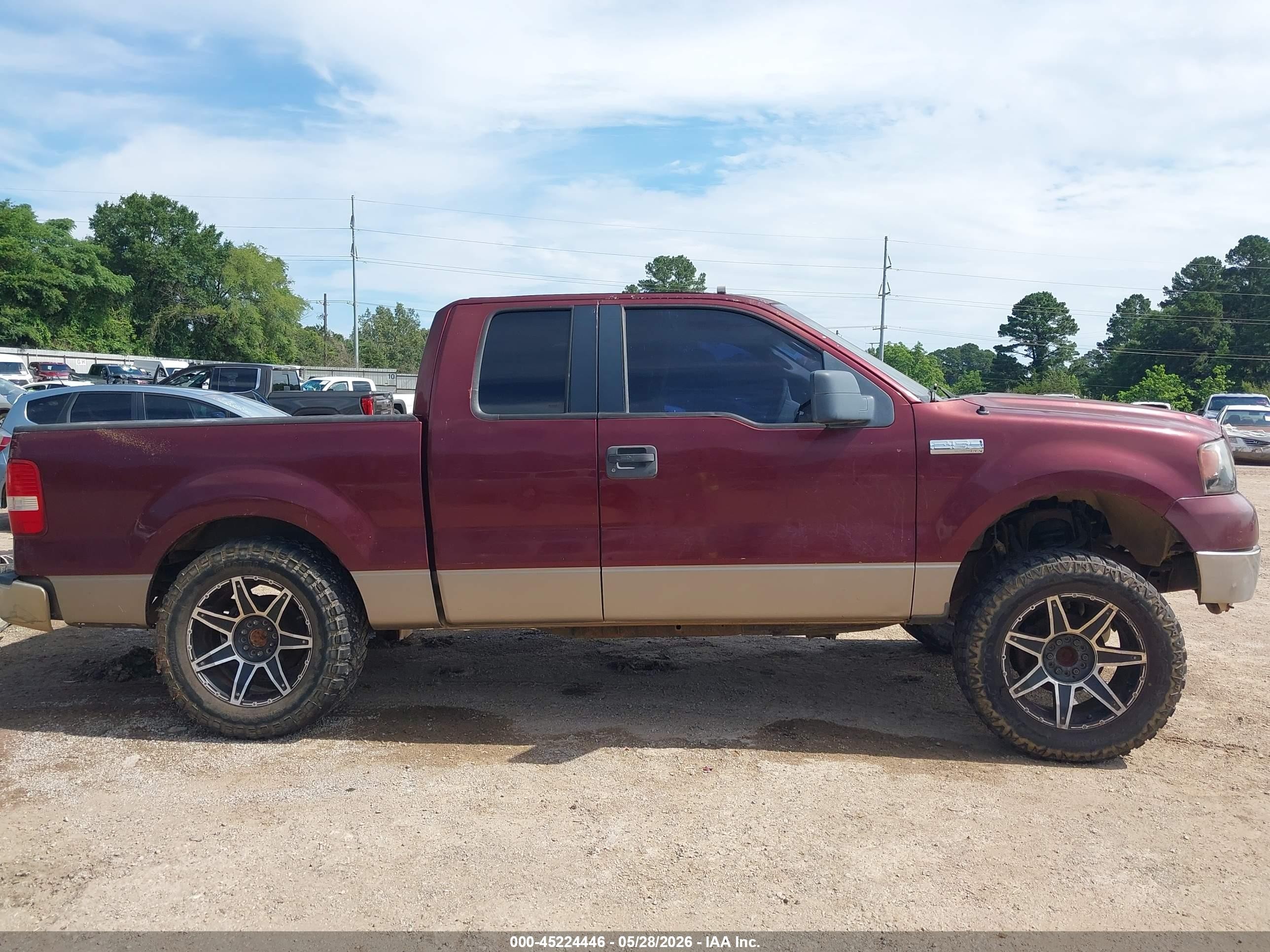 2005 Ford F-150 Stx/xl/xlt Burgundy vin: 1FTRX14W25FB27148
