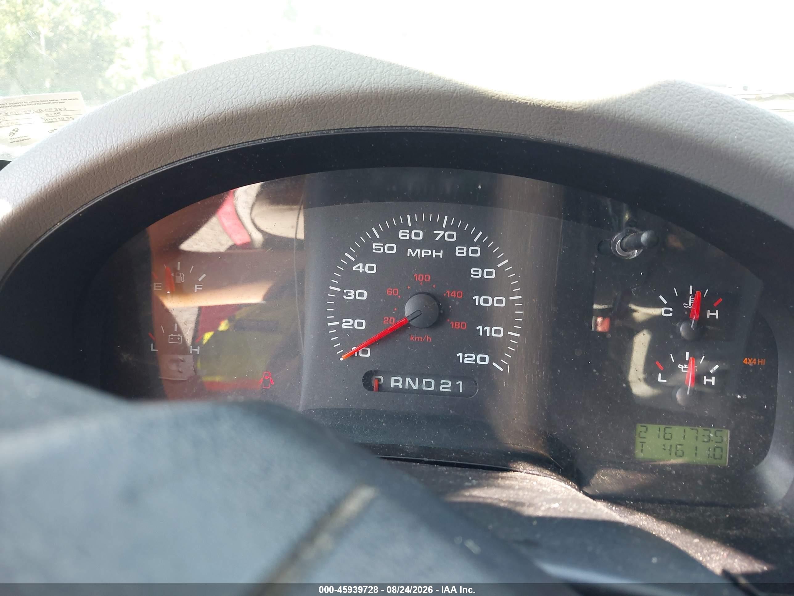 2005 Ford F-150 Stx/xl/xlt Red vin: 1FTRX14W25NB05382