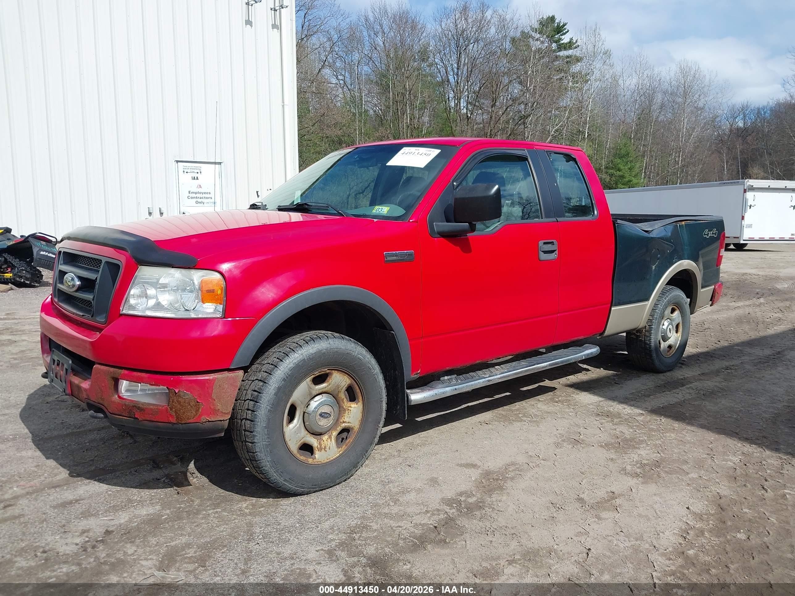 2005 Ford F-150 Stx/xl/xlt Красный vin: 1FTRX14W25NB99456