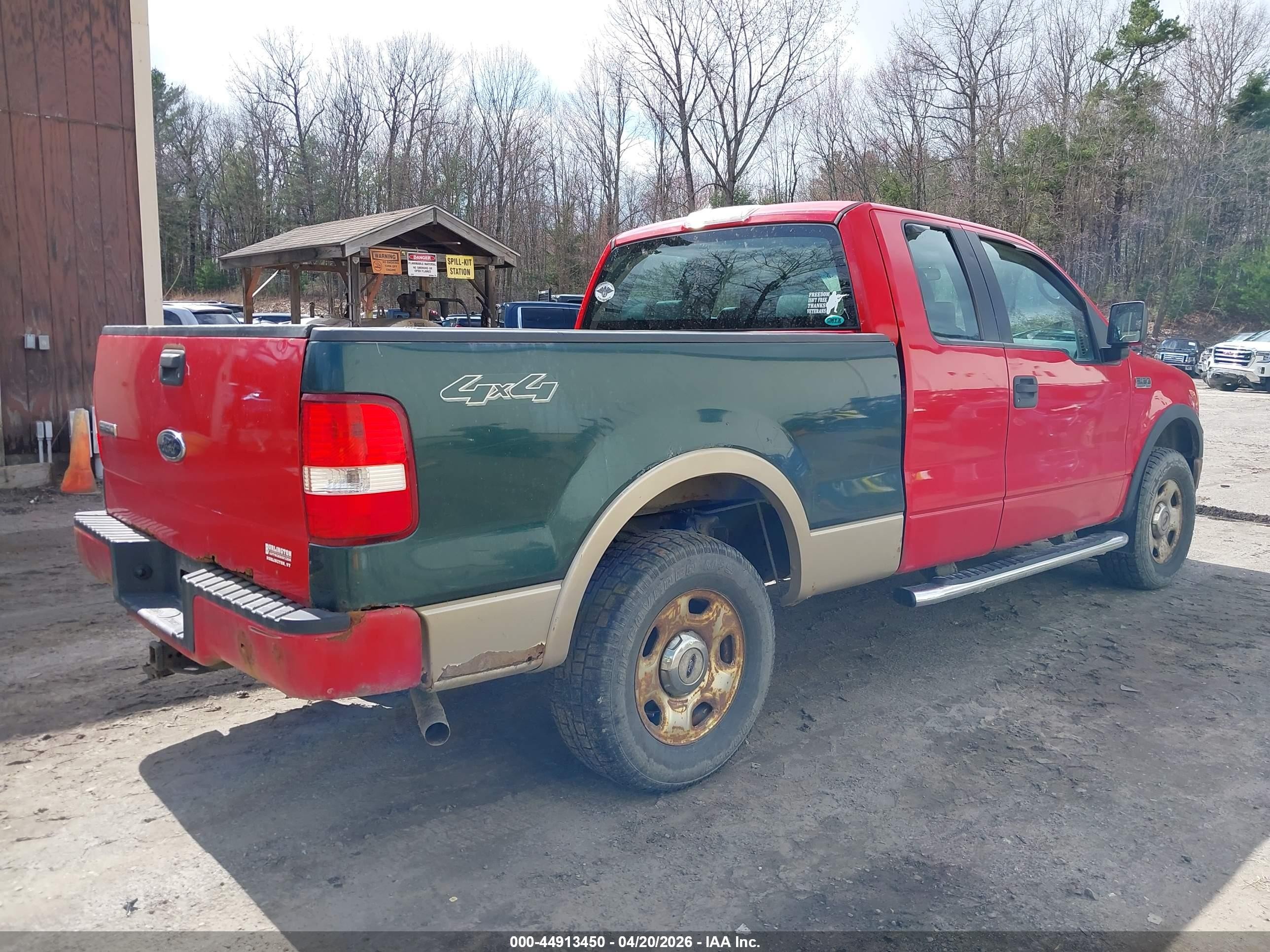 2005 Ford F-150 Stx/xl/xlt Красный vin: 1FTRX14W25NB99456
