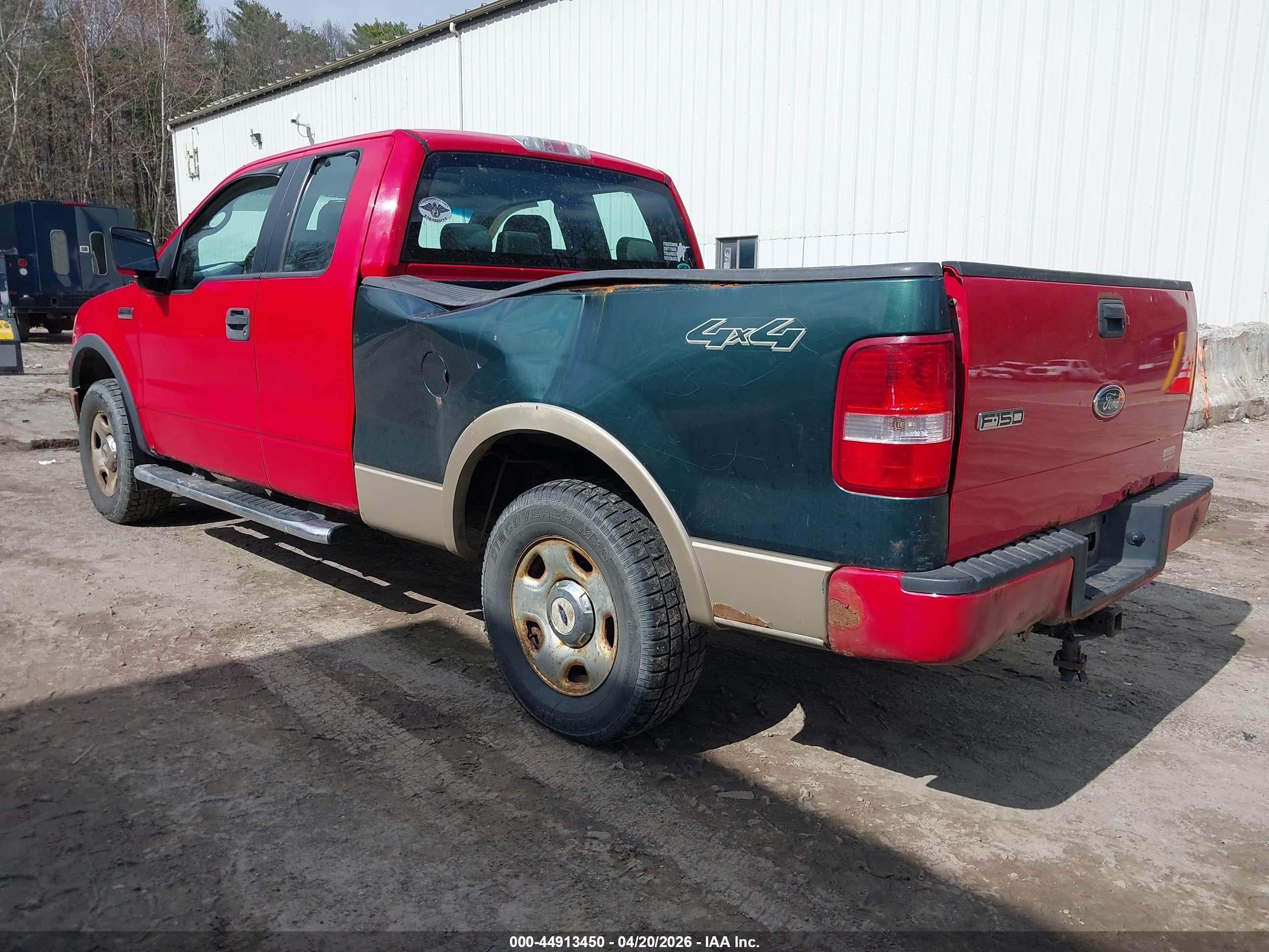 2005 Ford F-150 Stx/xl/xlt Красный vin: 1FTRX14W25NB99456
