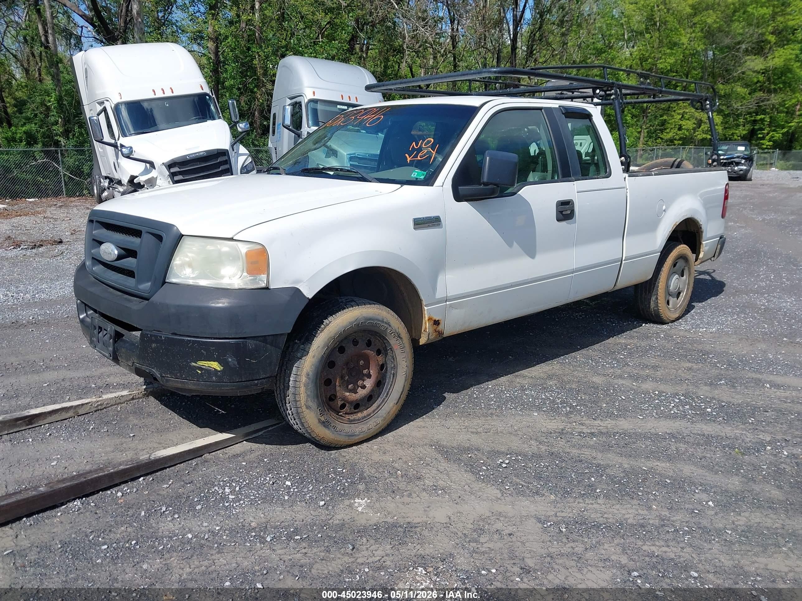 2006 Ford F-150 Stx/xl/xlt Белый vin: 1FTRX14W26KD00241