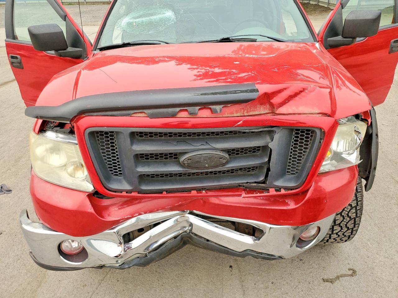 2008 Ford F150 Red vin: 1FTRX14W28FC21244