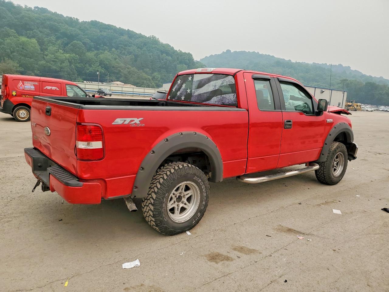 2008 Ford F150 Red vin: 1FTRX14W28FC21244