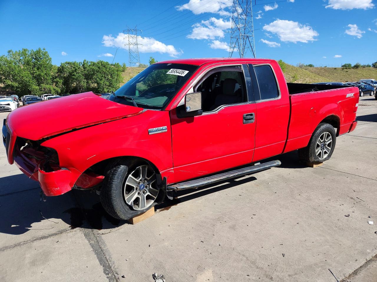 2004 Ford F150 Red vin: 1FTRX14W34KC79736