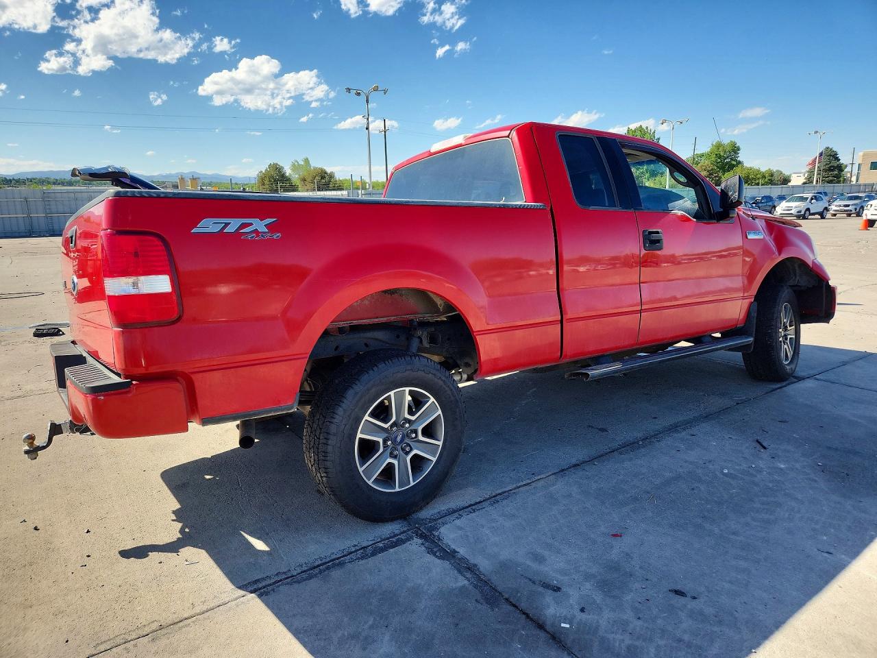 2004 Ford F150 Red vin: 1FTRX14W34KC79736
