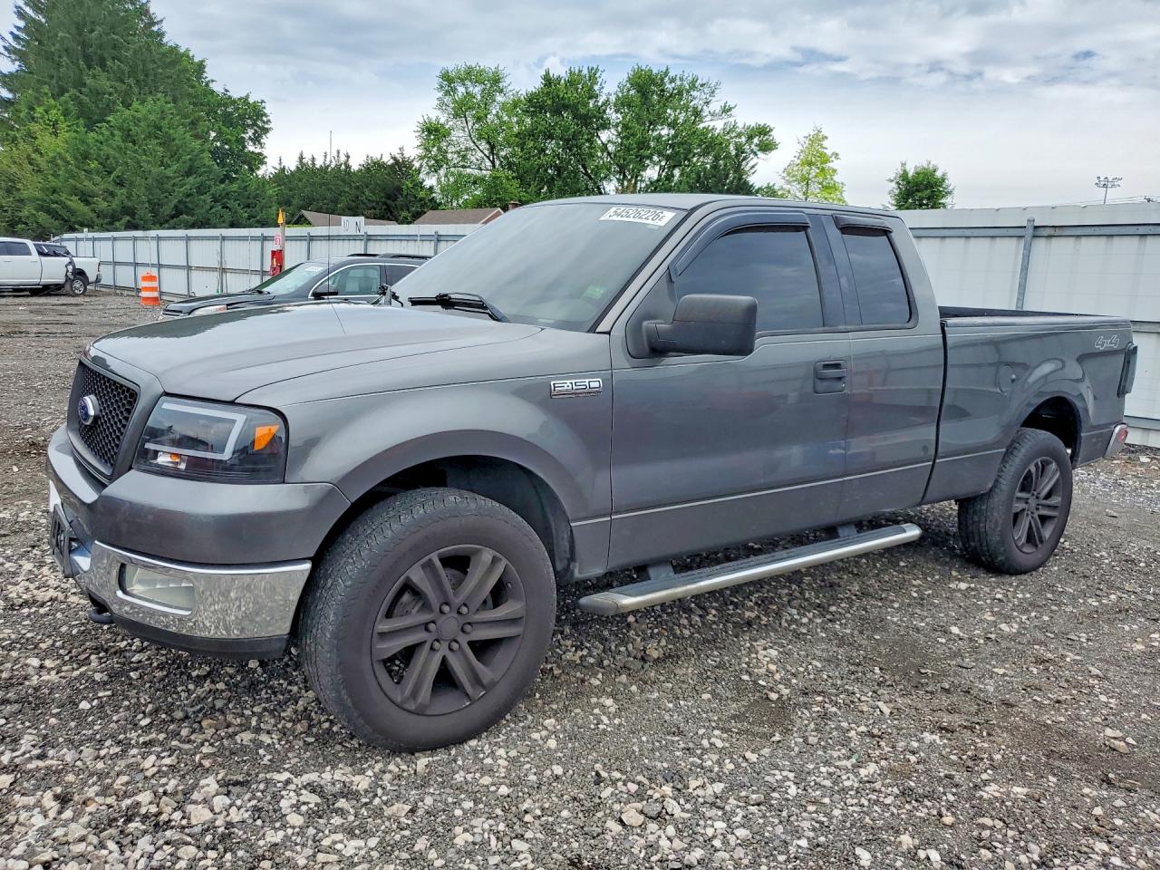 2004 Ford F150 Gray vin: 1FTRX14W34NB24859