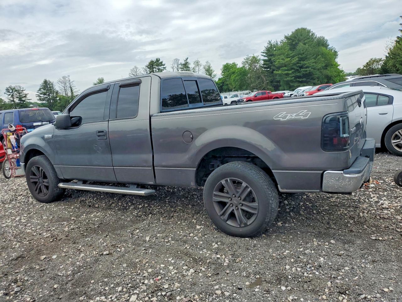 2004 Ford F150 Gray vin: 1FTRX14W34NB24859