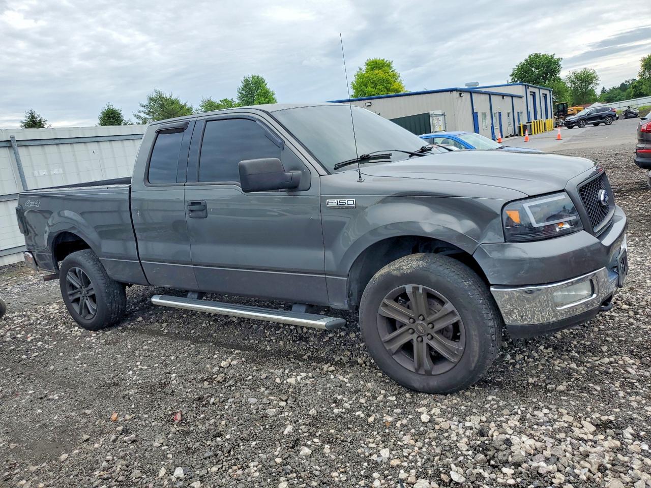 2004 Ford F150 Gray vin: 1FTRX14W34NB24859