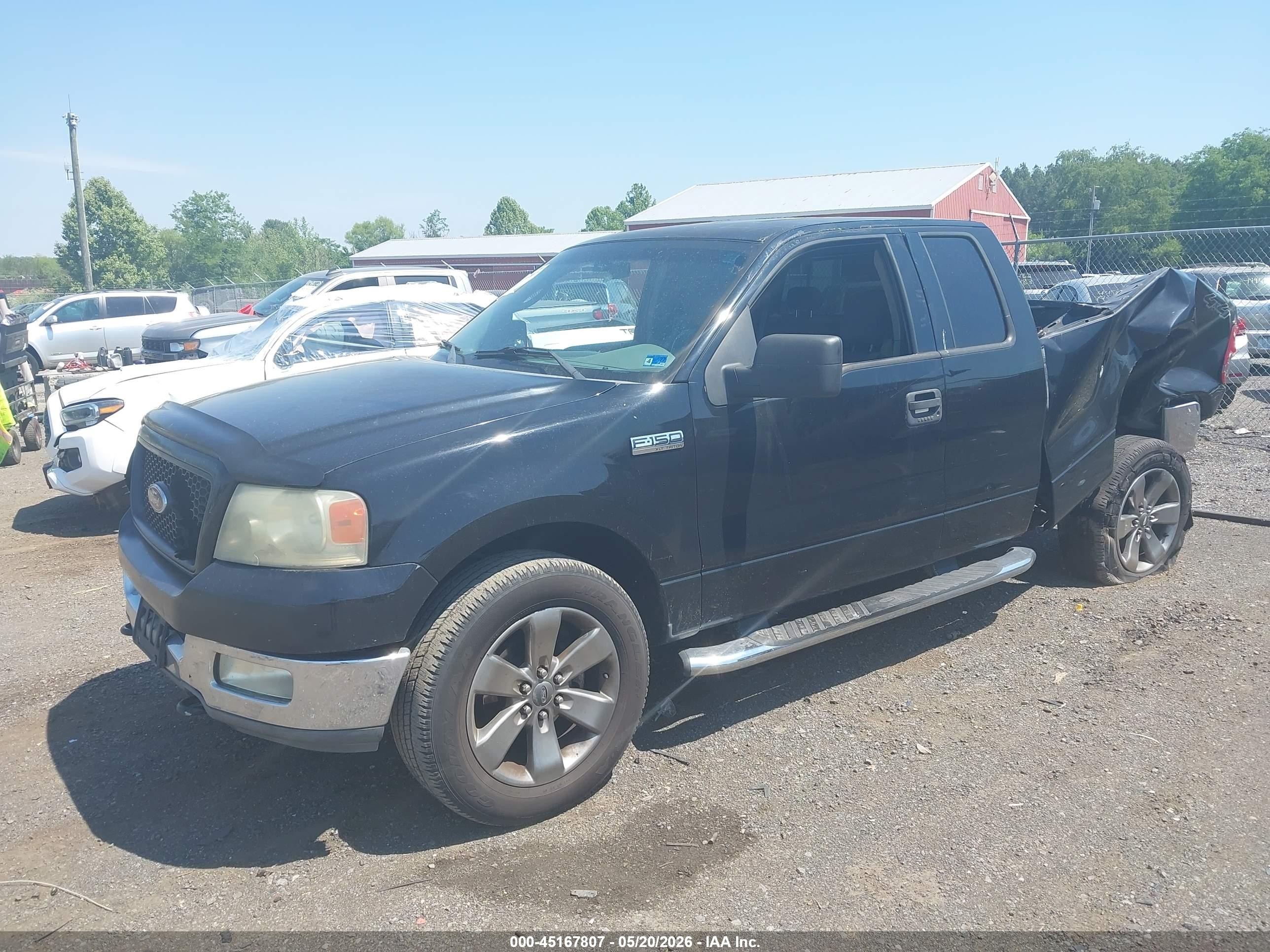 2004 Ford F-150 Stx/xl/xlt Black vin: 1FTRX14W34NB63807