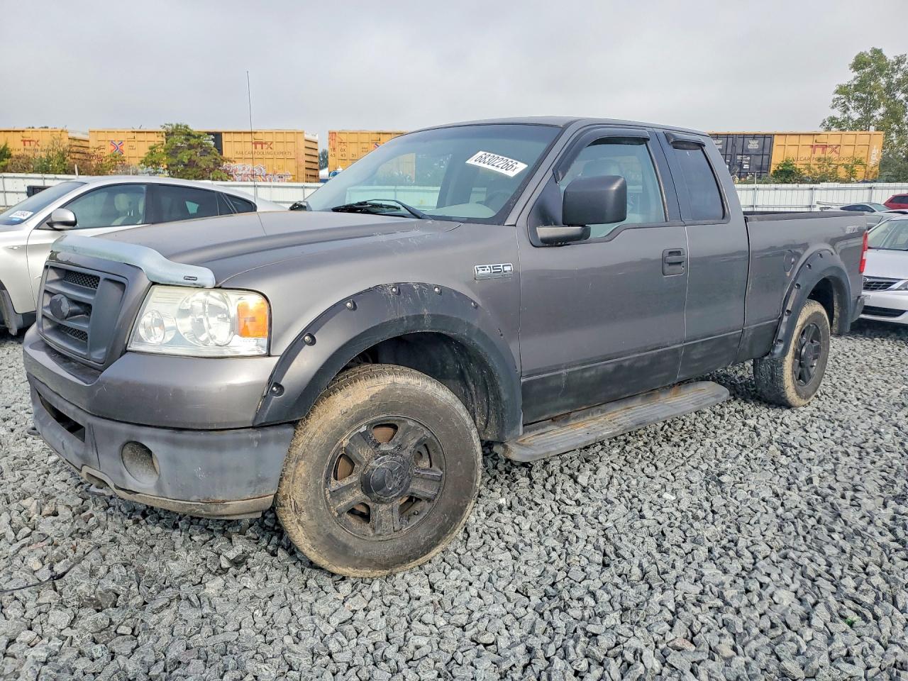 2006 Ford F150 Gray vin: 1FTRX14W36NB00614