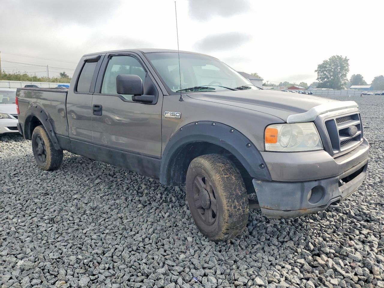 2006 Ford F150 Gray vin: 1FTRX14W36NB00614