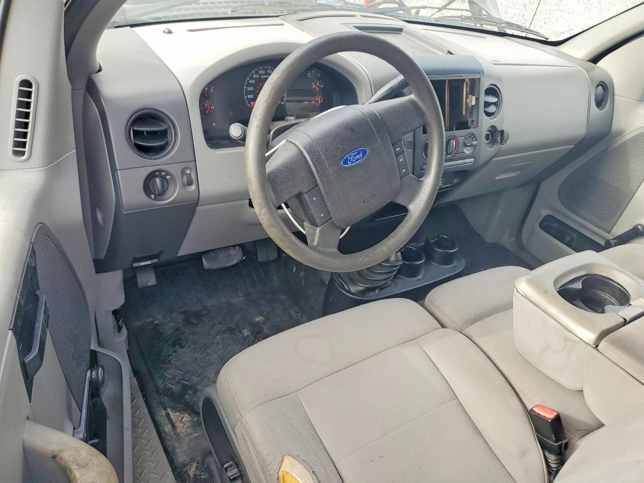 2006 Ford F150 Gray vin: 1FTRX14W36NB00614