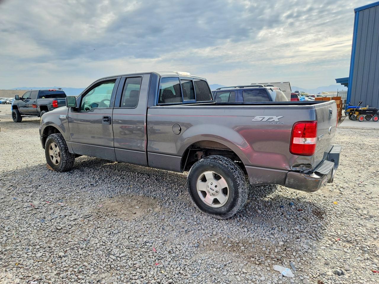 2007 Ford F150 Серый vin: 1FTRX14W37NA41050