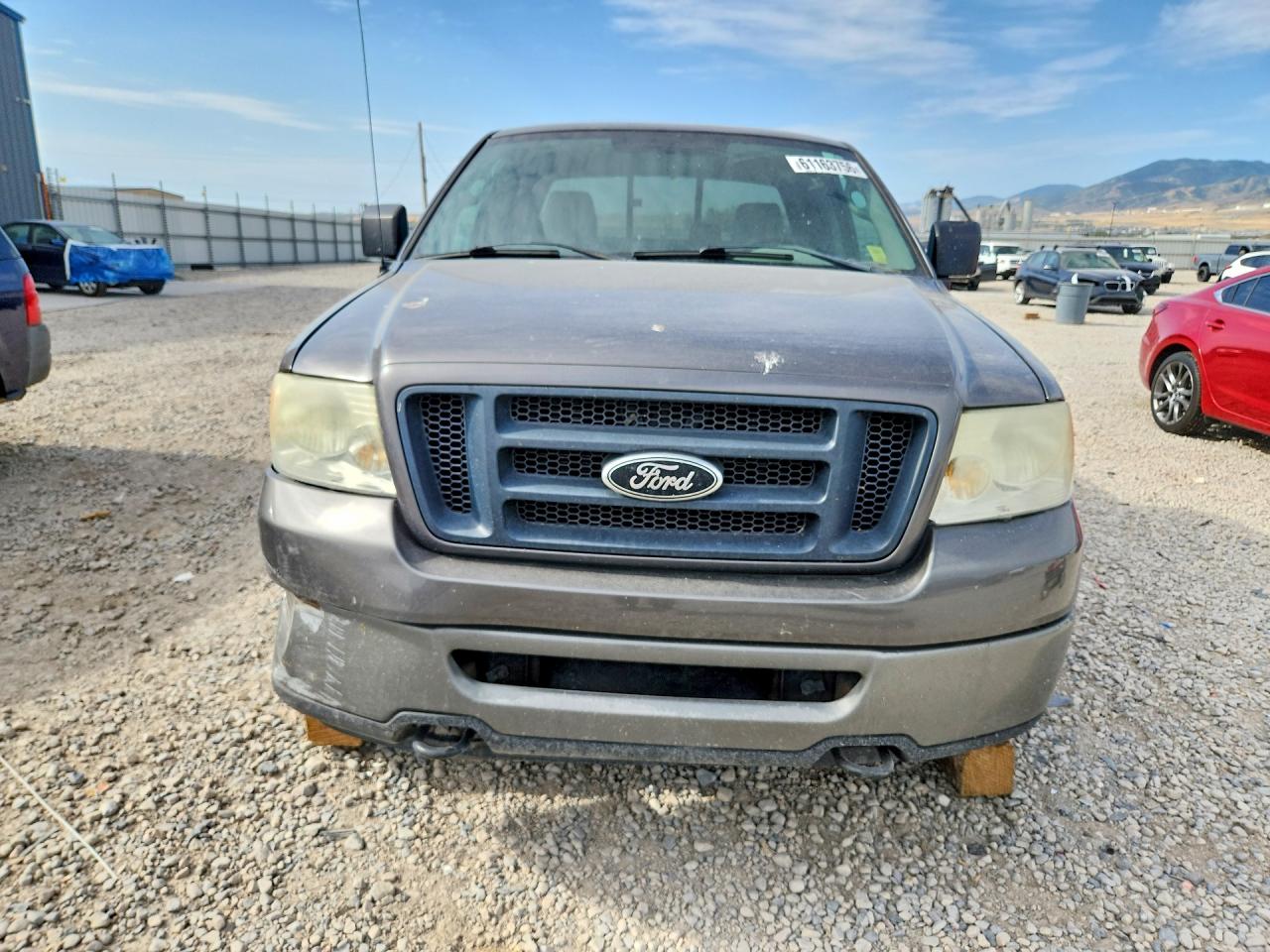 2007 Ford F150 Серый vin: 1FTRX14W37NA41050
