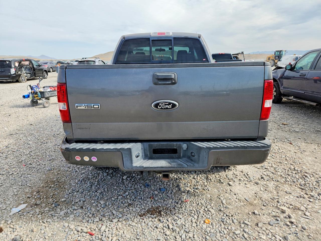 2007 Ford F150 Серый vin: 1FTRX14W37NA41050