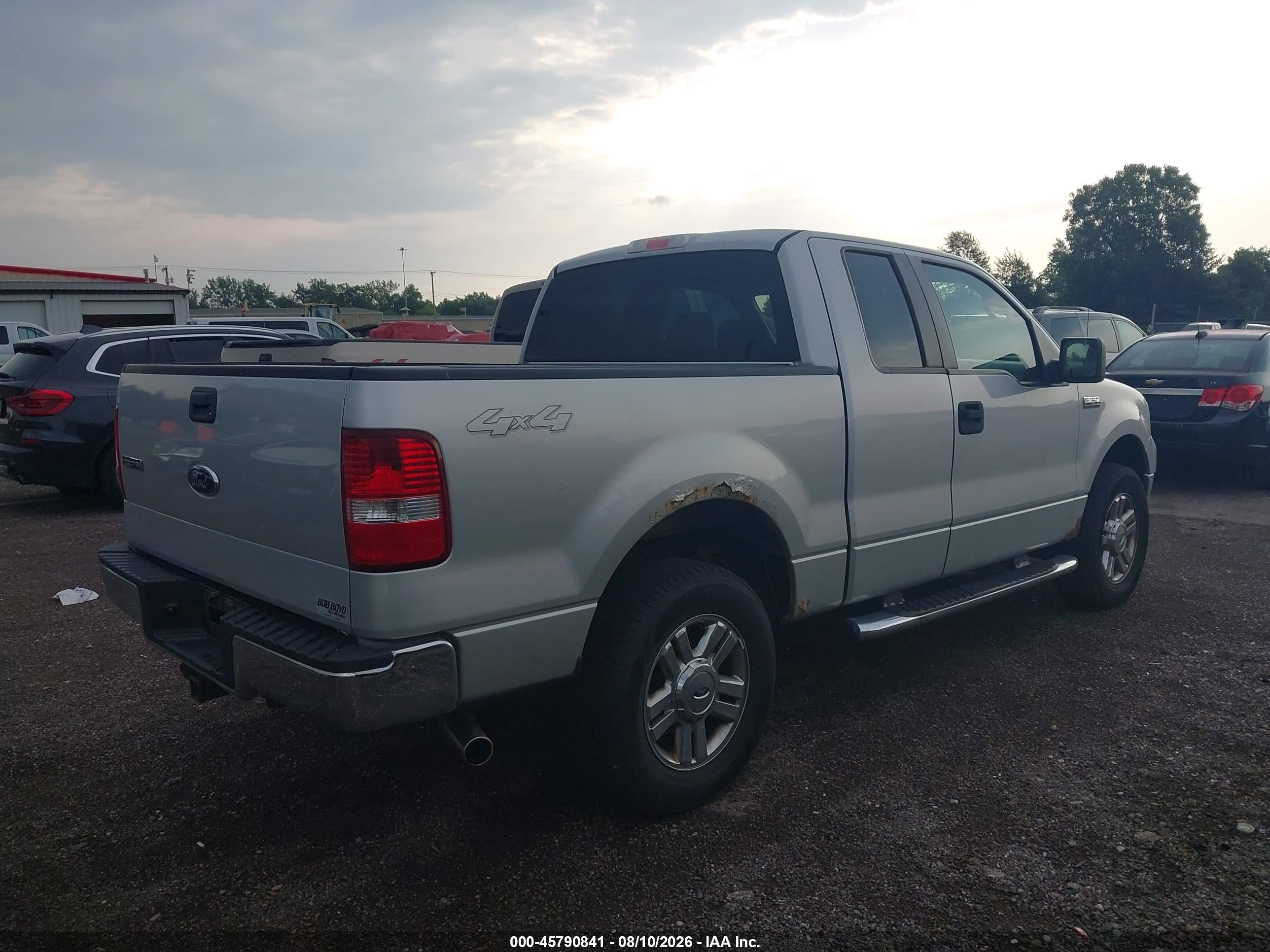 2008 Ford F-150 60th Anniversary/stx/xl/xlt Silver vin: 1FTRX14W38FB26725