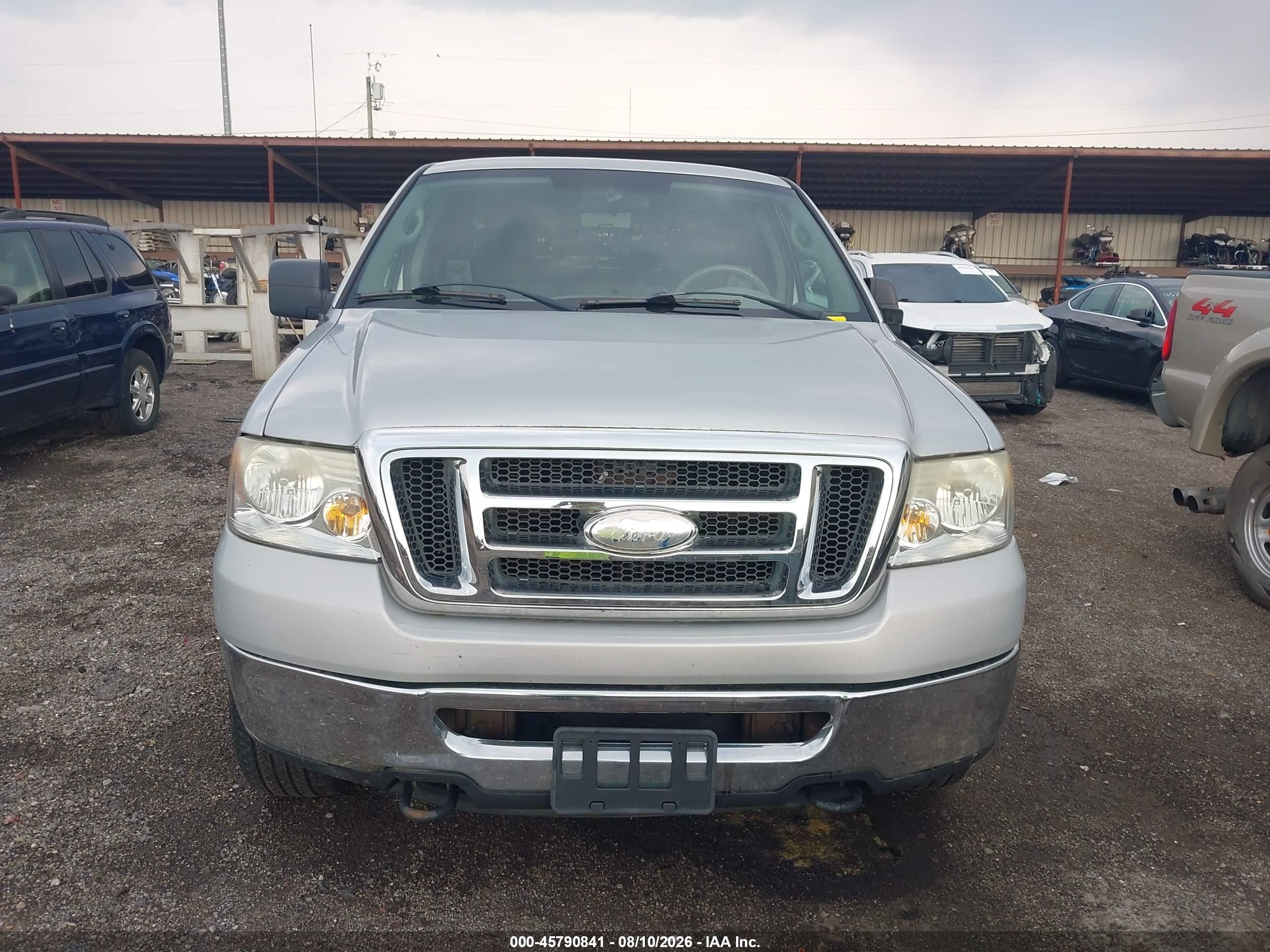 2008 Ford F-150 60th Anniversary/stx/xl/xlt Silver vin: 1FTRX14W38FB26725