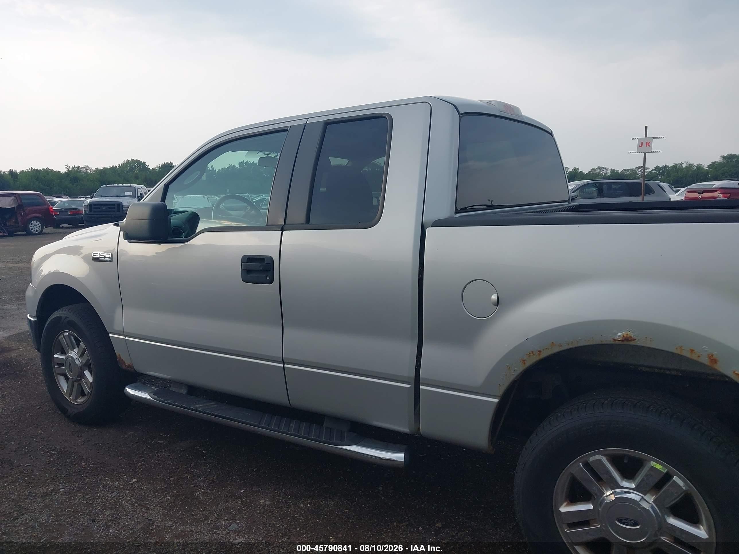 2008 Ford F-150 60th Anniversary/stx/xl/xlt Silver vin: 1FTRX14W38FB26725