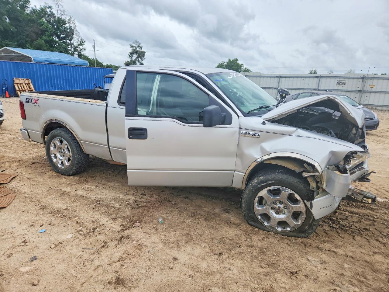 2005 Ford F150 Серебряный vin: 1FTRX14W45FA34017