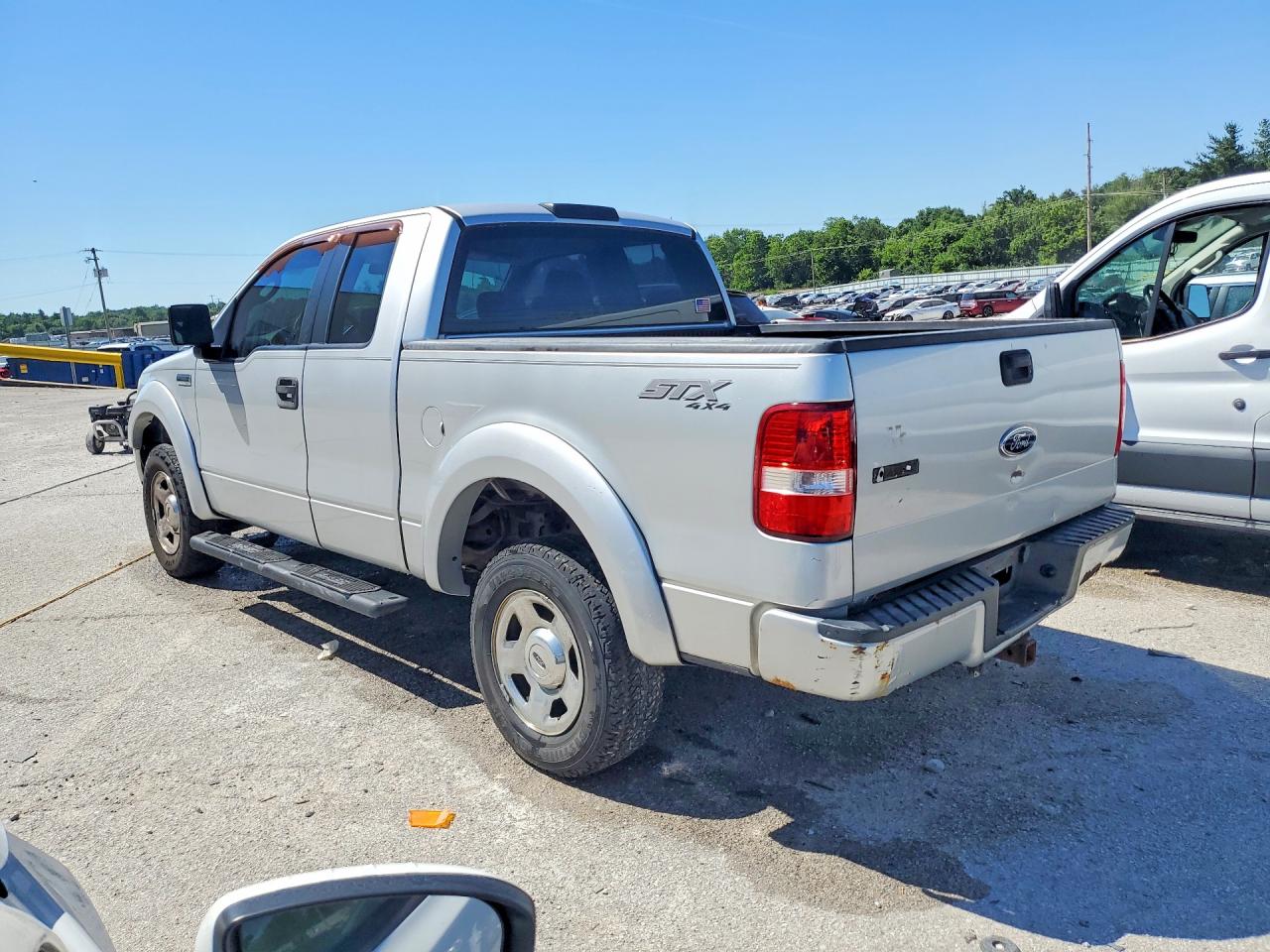 2005 Ford F150 Silver vin: 1FTRX14W45FB29757