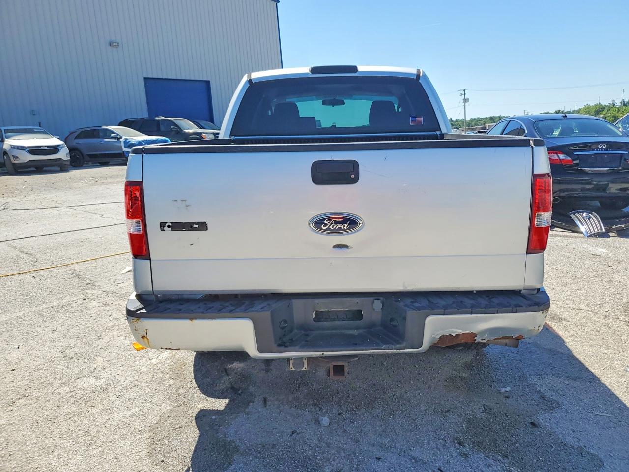 2005 Ford F150 Silver vin: 1FTRX14W45FB29757
