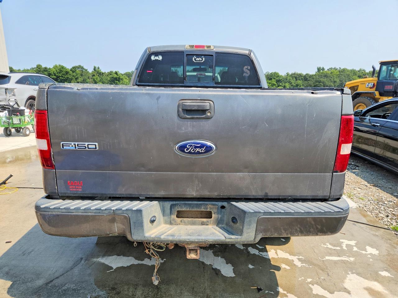 2004 Ford F150 Gray vin: 1FTRX14W54NA19403