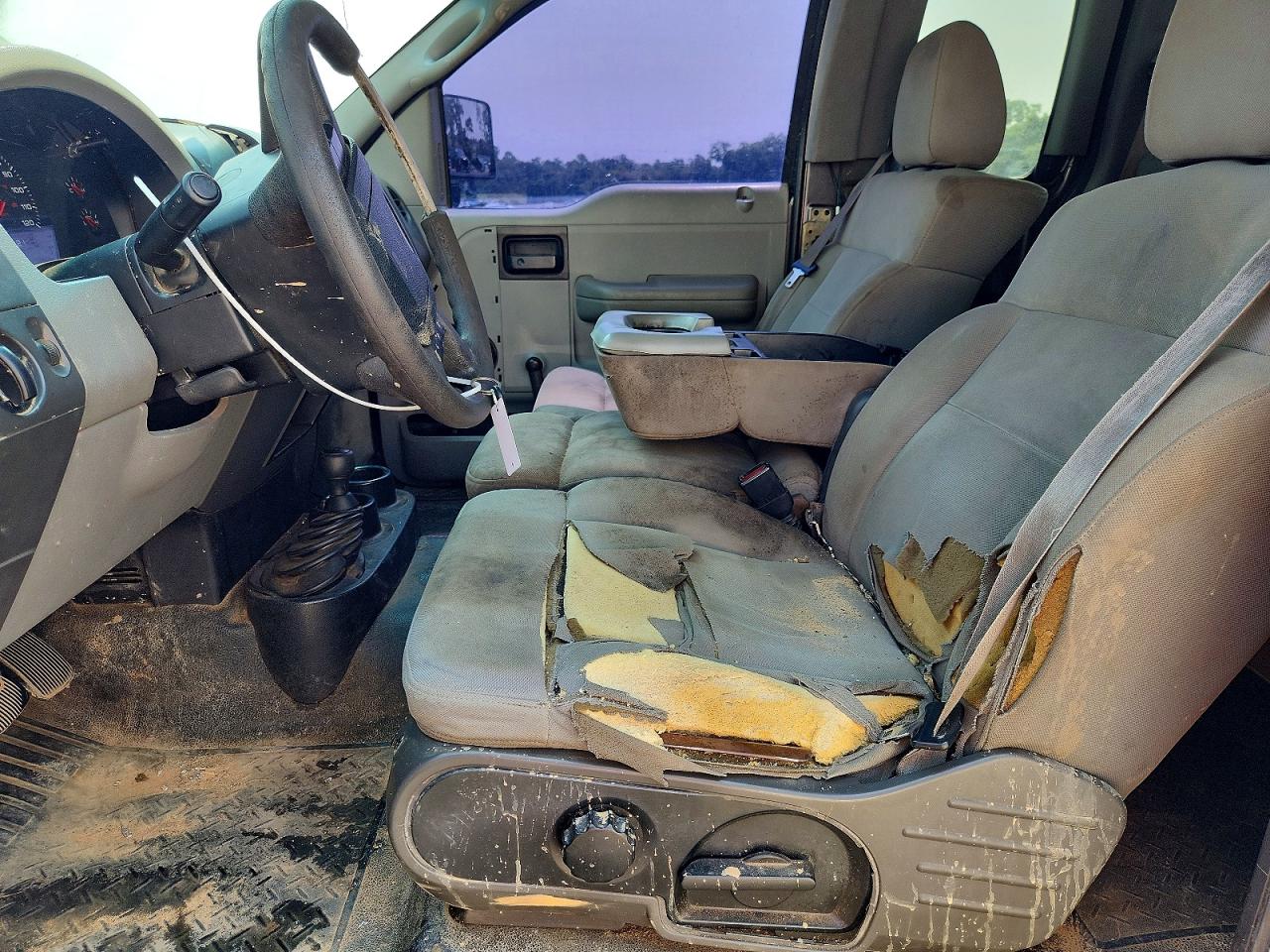 2004 Ford F150 Gray vin: 1FTRX14W54NA19403