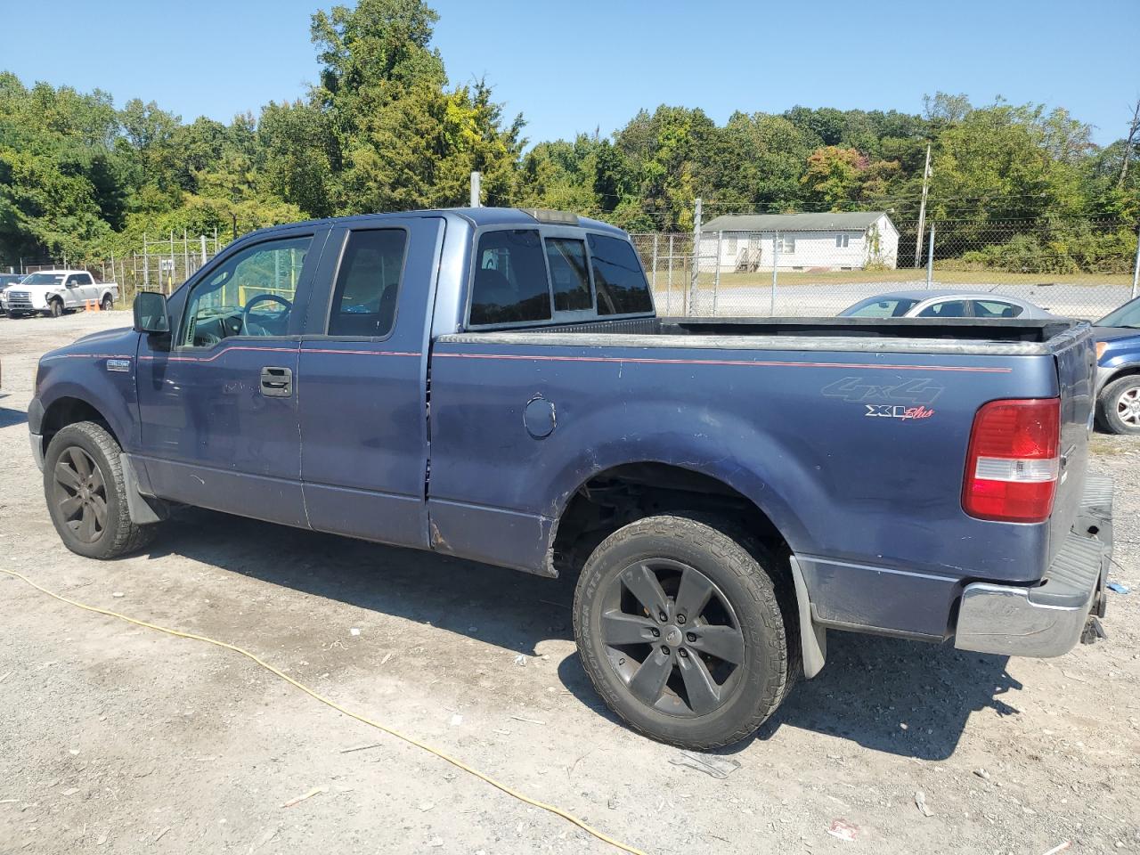 2005 Ford F150 Blue vin: 1FTRX14W55FA26962