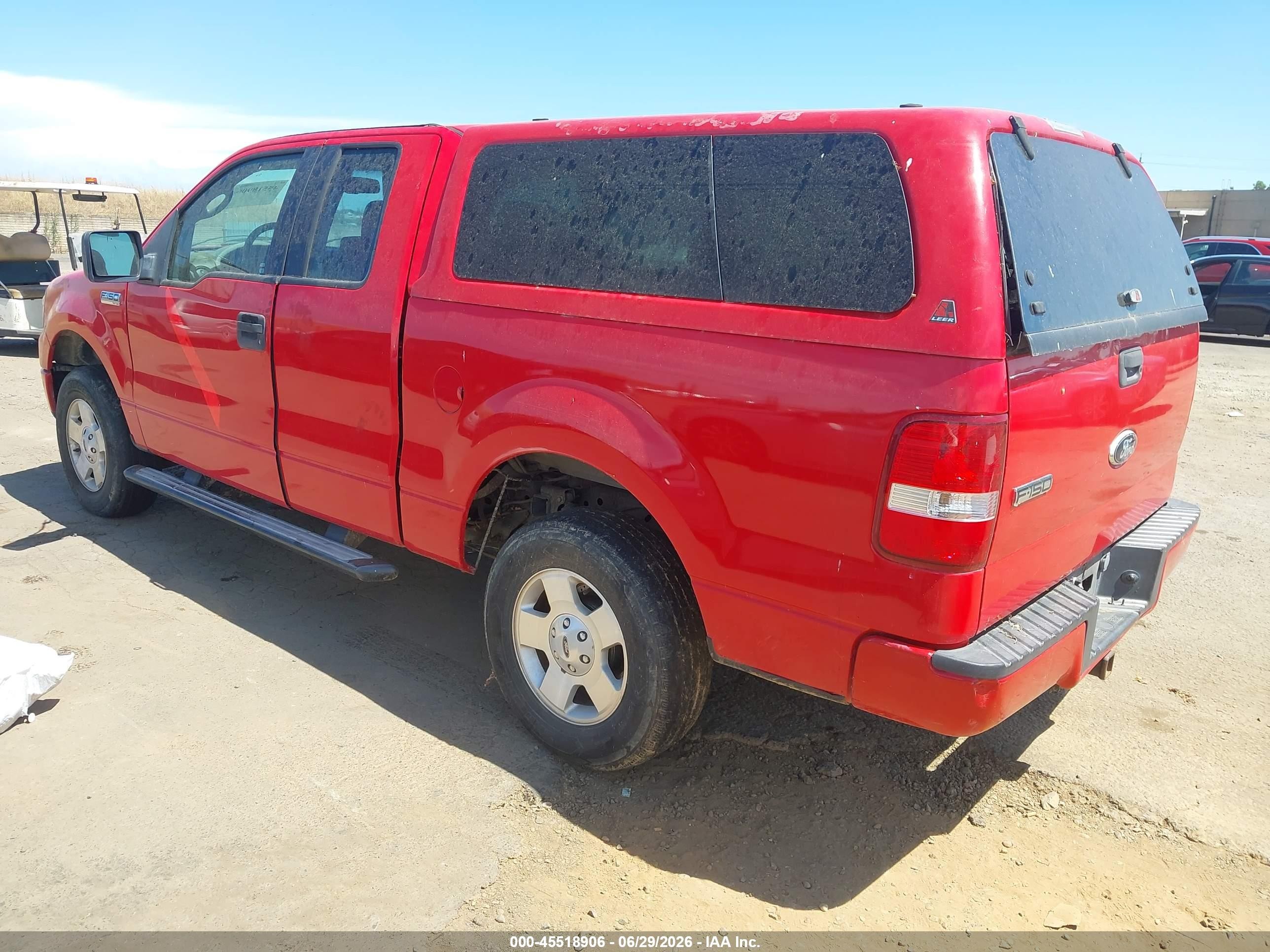 2006 Ford F-150 Stx/xl/xlt Красный vin: 1FTRX14W56KD29362