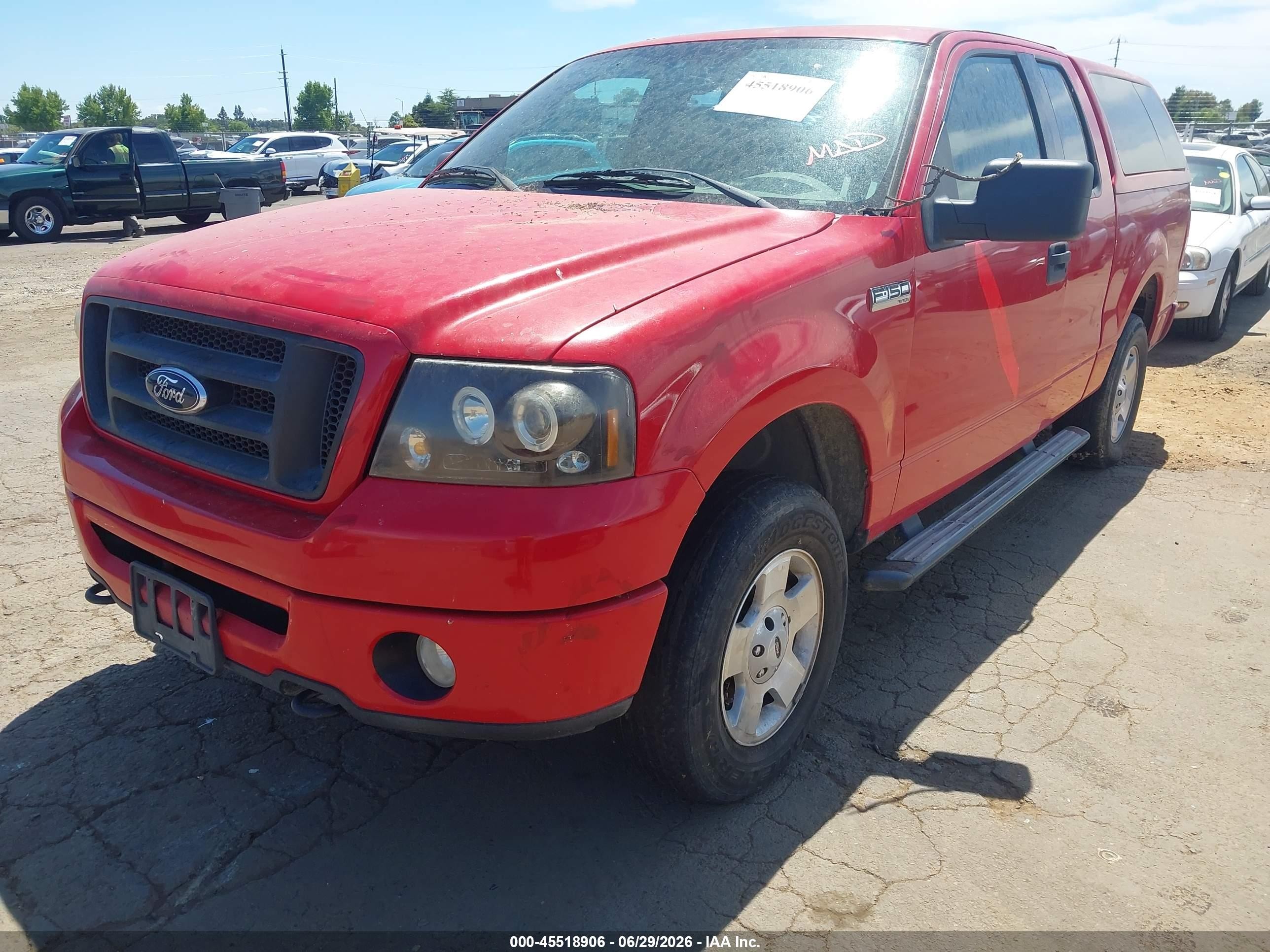 2006 Ford F-150 Stx/xl/xlt Красный vin: 1FTRX14W56KD29362