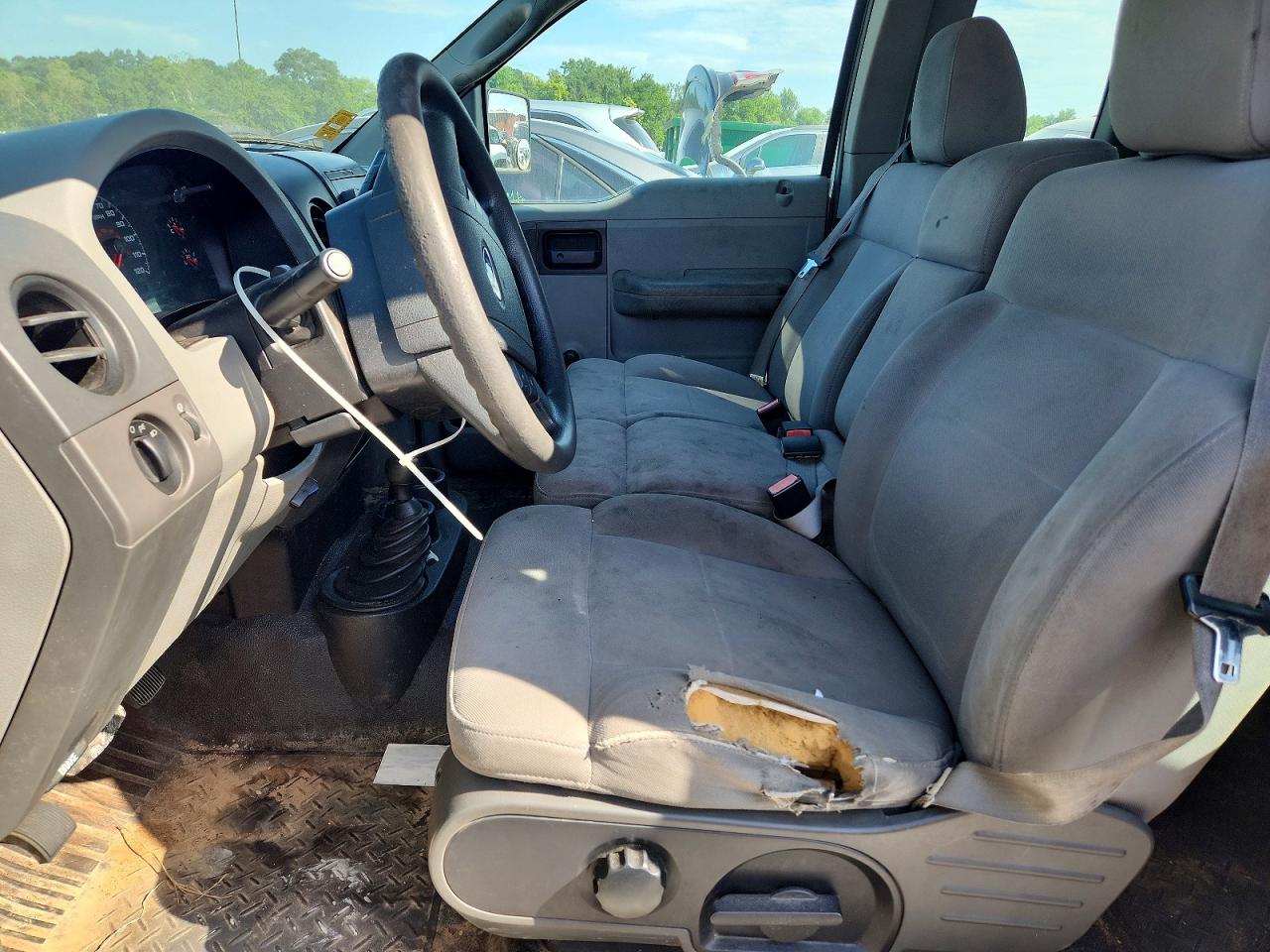 2006 Ford F150 White vin: 1FTRX14W56NB32772