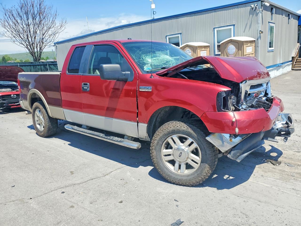 2008 Ford F150 Red vin: 1FTRX14W58FA82744