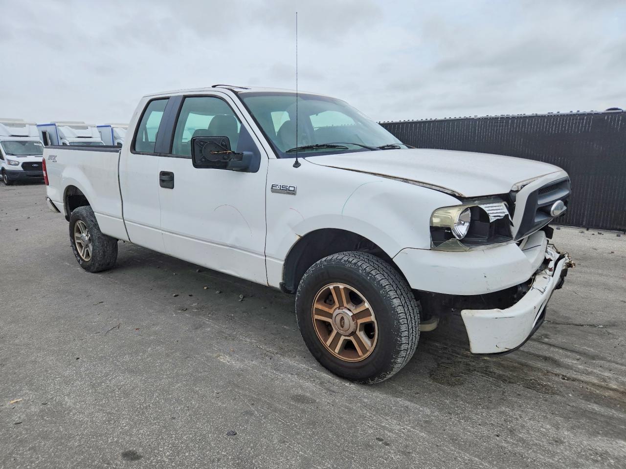 2008 Ford F150 White vin: 1FTRX14W58FC01554