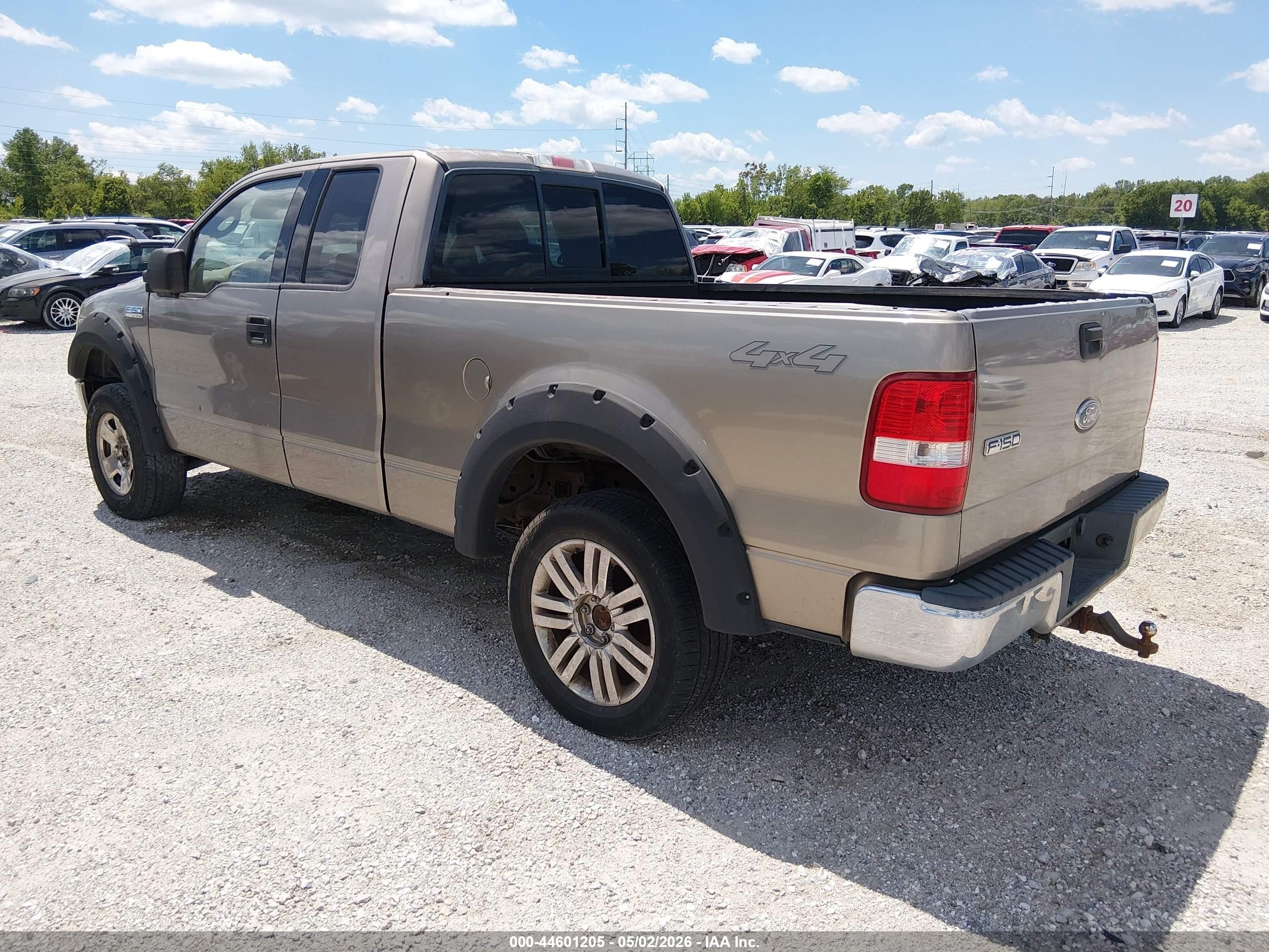 2004 Ford F-150 Stx/xl/xlt Beige vin: 1FTRX14W64NA81067