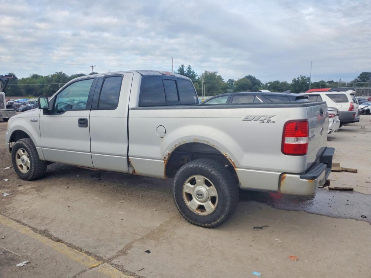2004 Ford F150 Silver vin: 1FTRX14W64NC12952
