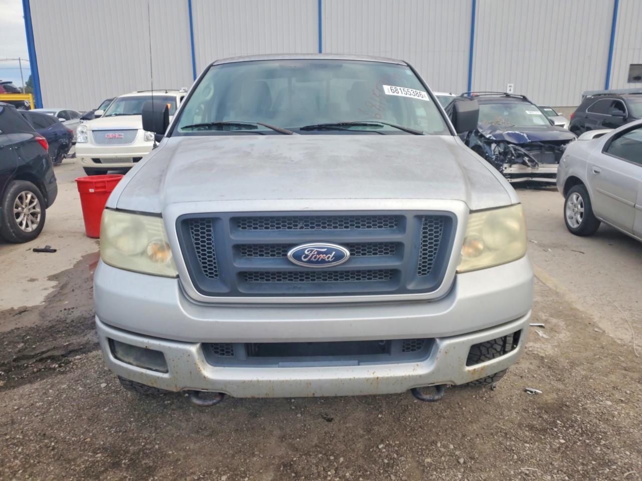2004 Ford F150 Silver vin: 1FTRX14W64NC12952