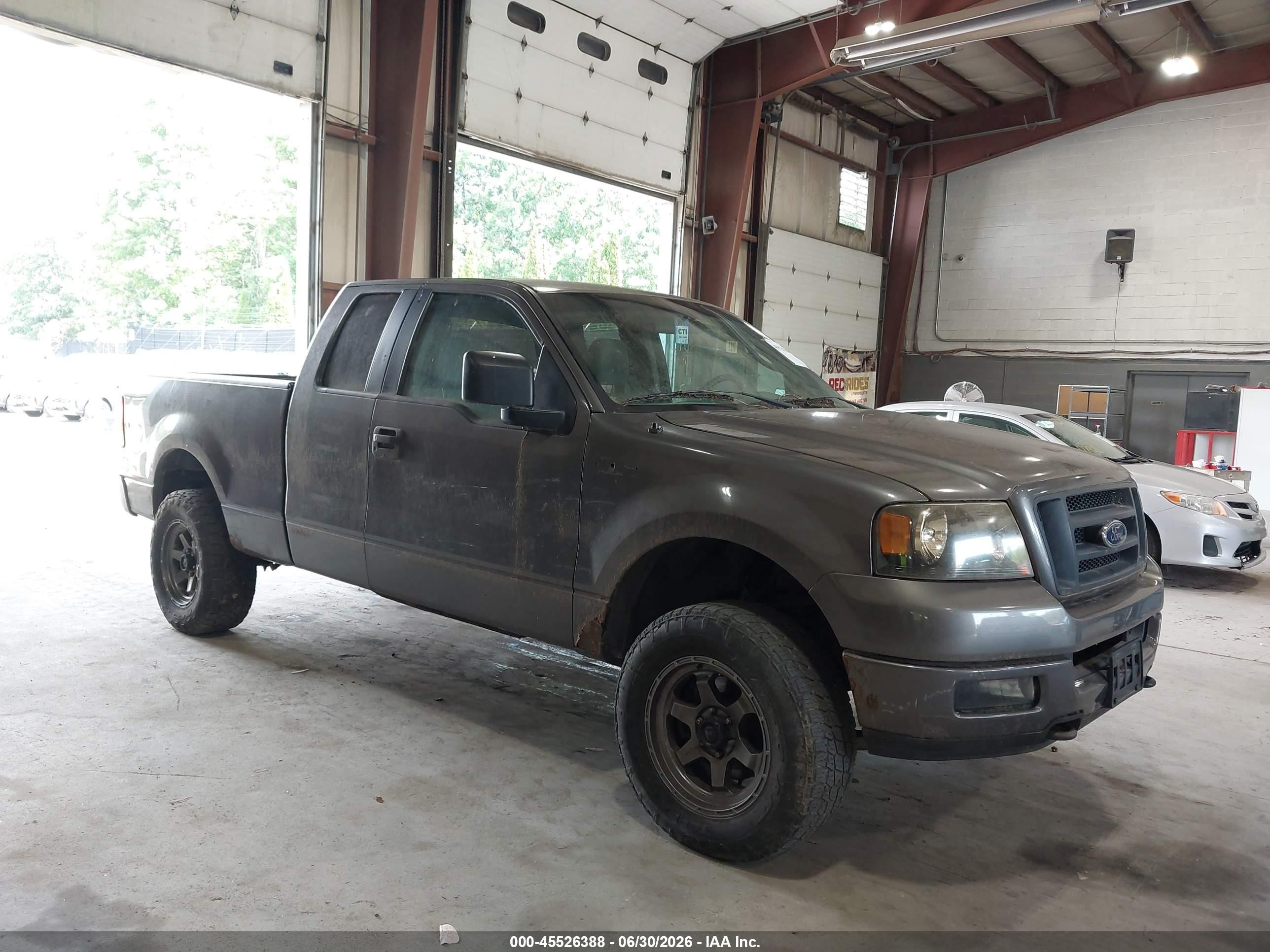 2005 Ford F-150 Stx/xl/xlt Gray vin: 1FTRX14W65FB18159