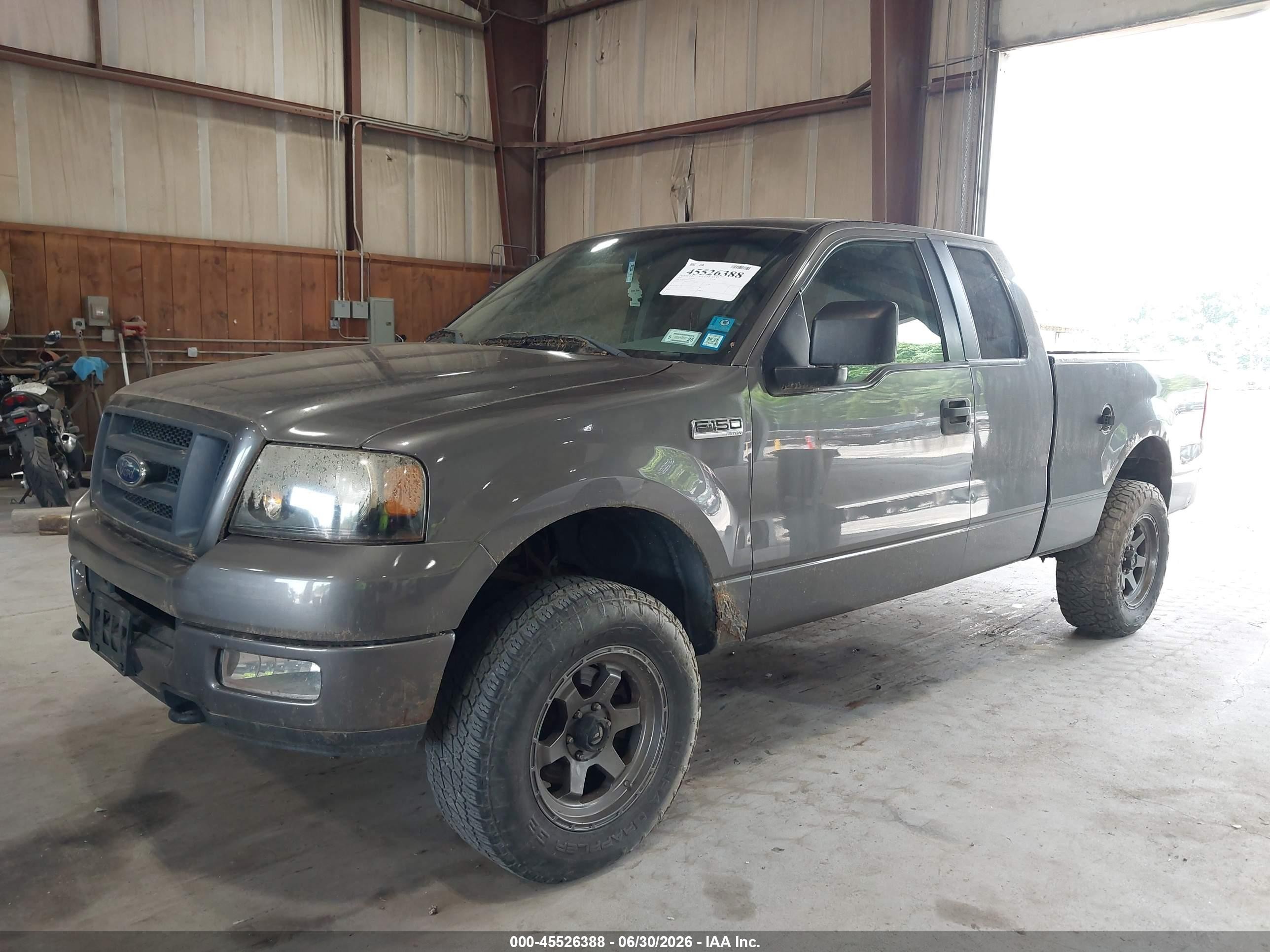 2005 Ford F-150 Stx/xl/xlt Gray vin: 1FTRX14W65FB18159