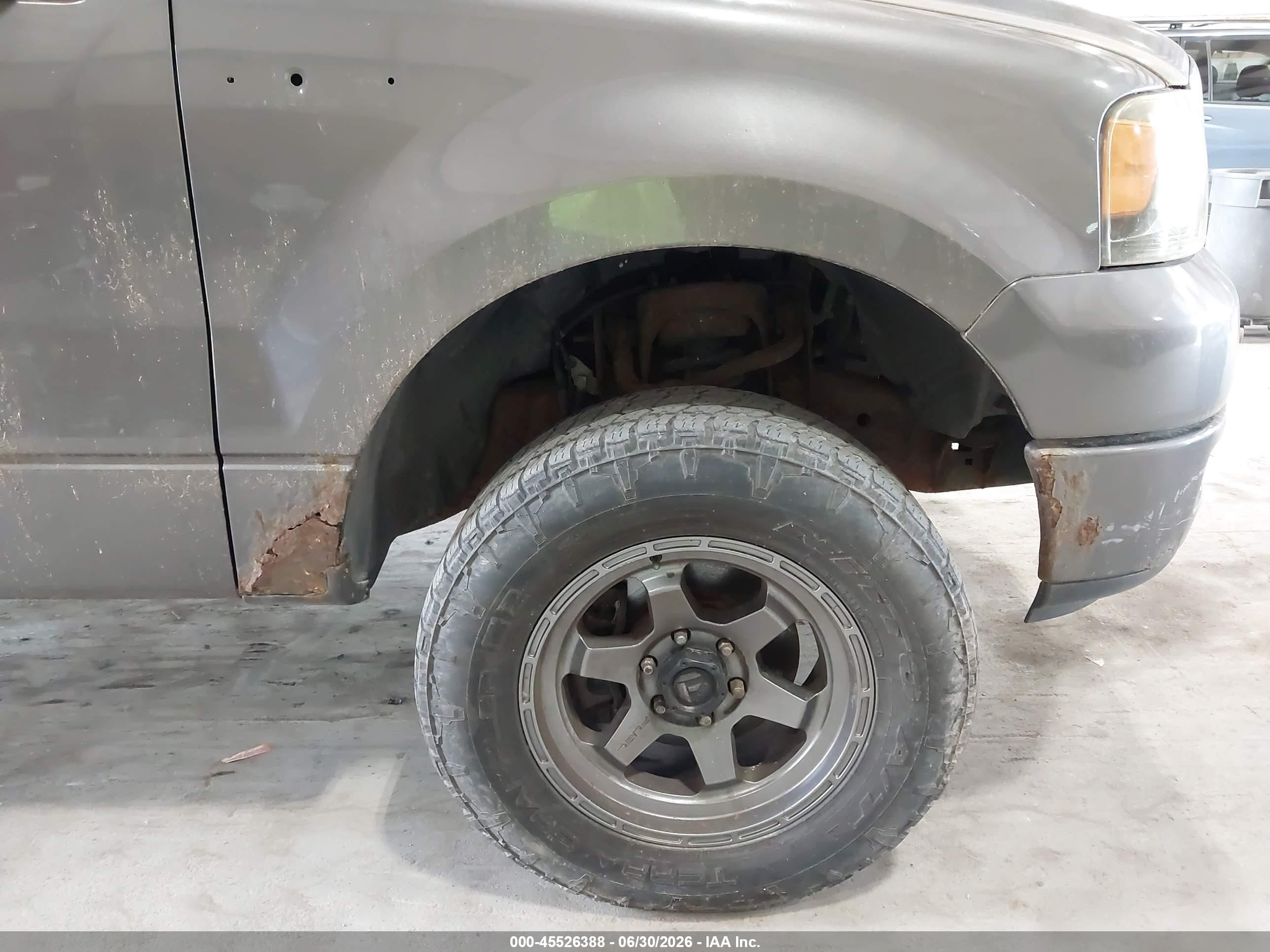 2005 Ford F-150 Stx/xl/xlt Gray vin: 1FTRX14W65FB18159