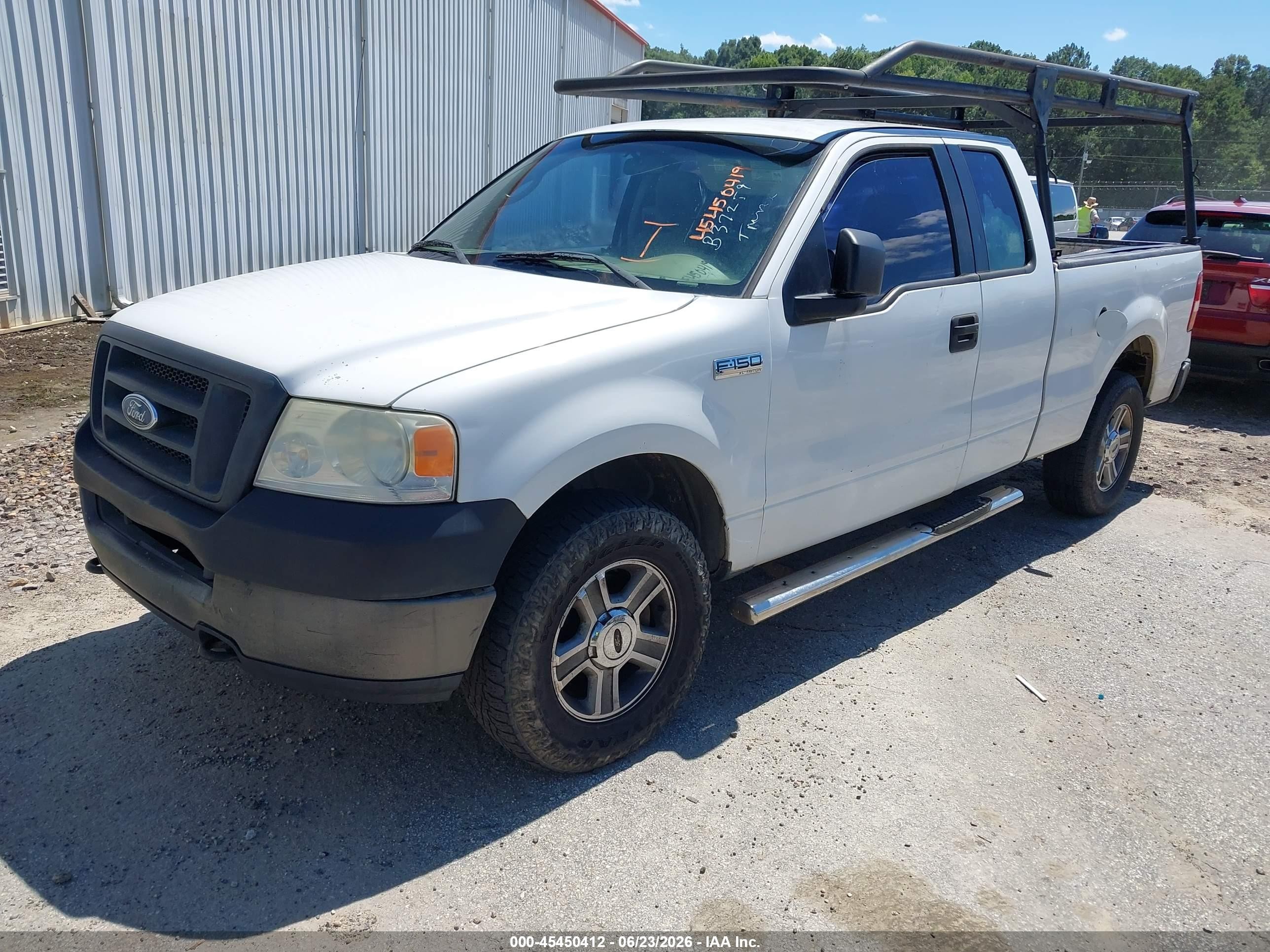 2005 Ford F-150 Stx/xl/xlt White vin: 1FTRX14W65FB37259