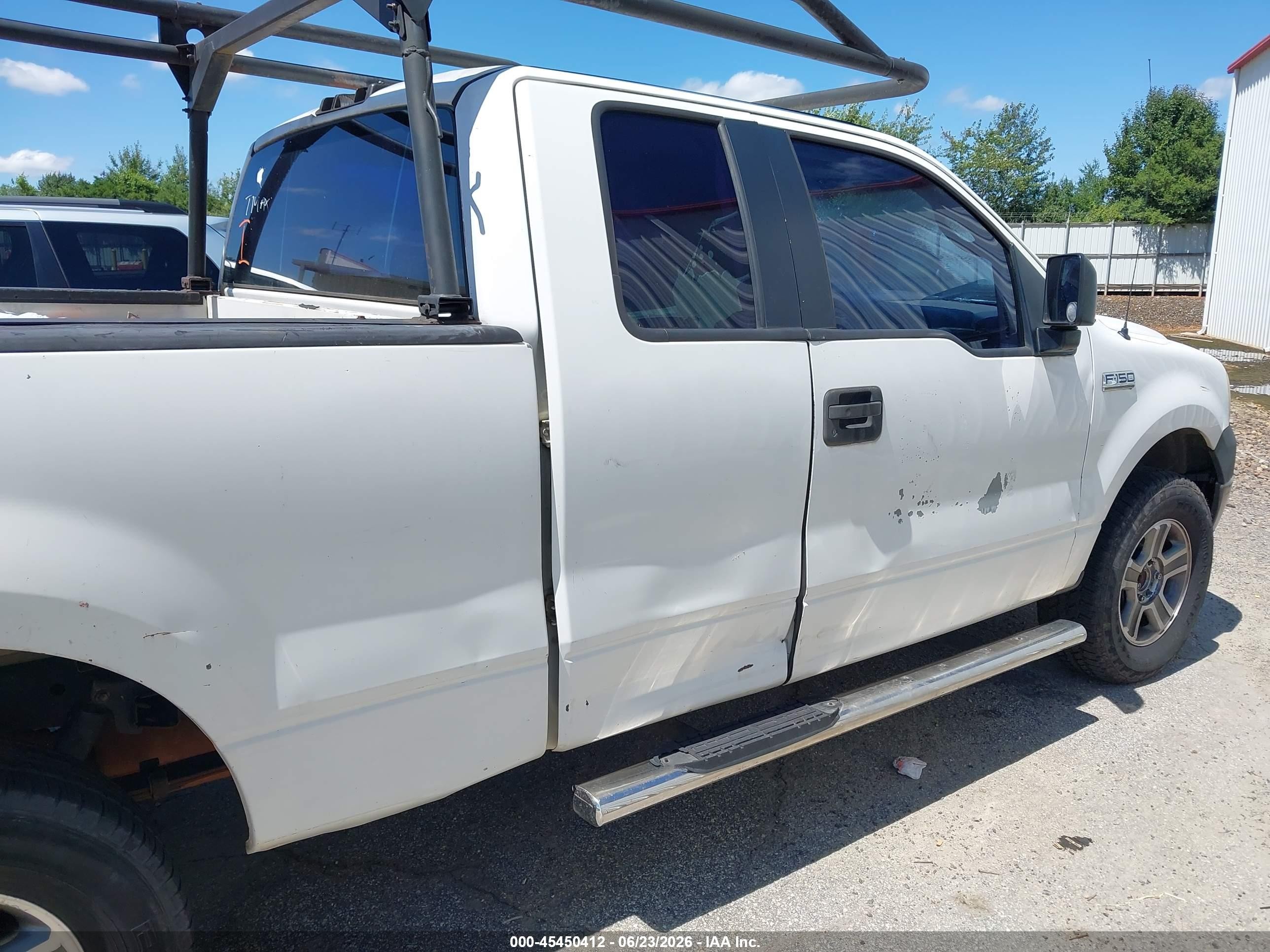 2005 Ford F-150 Stx/xl/xlt White vin: 1FTRX14W65FB37259