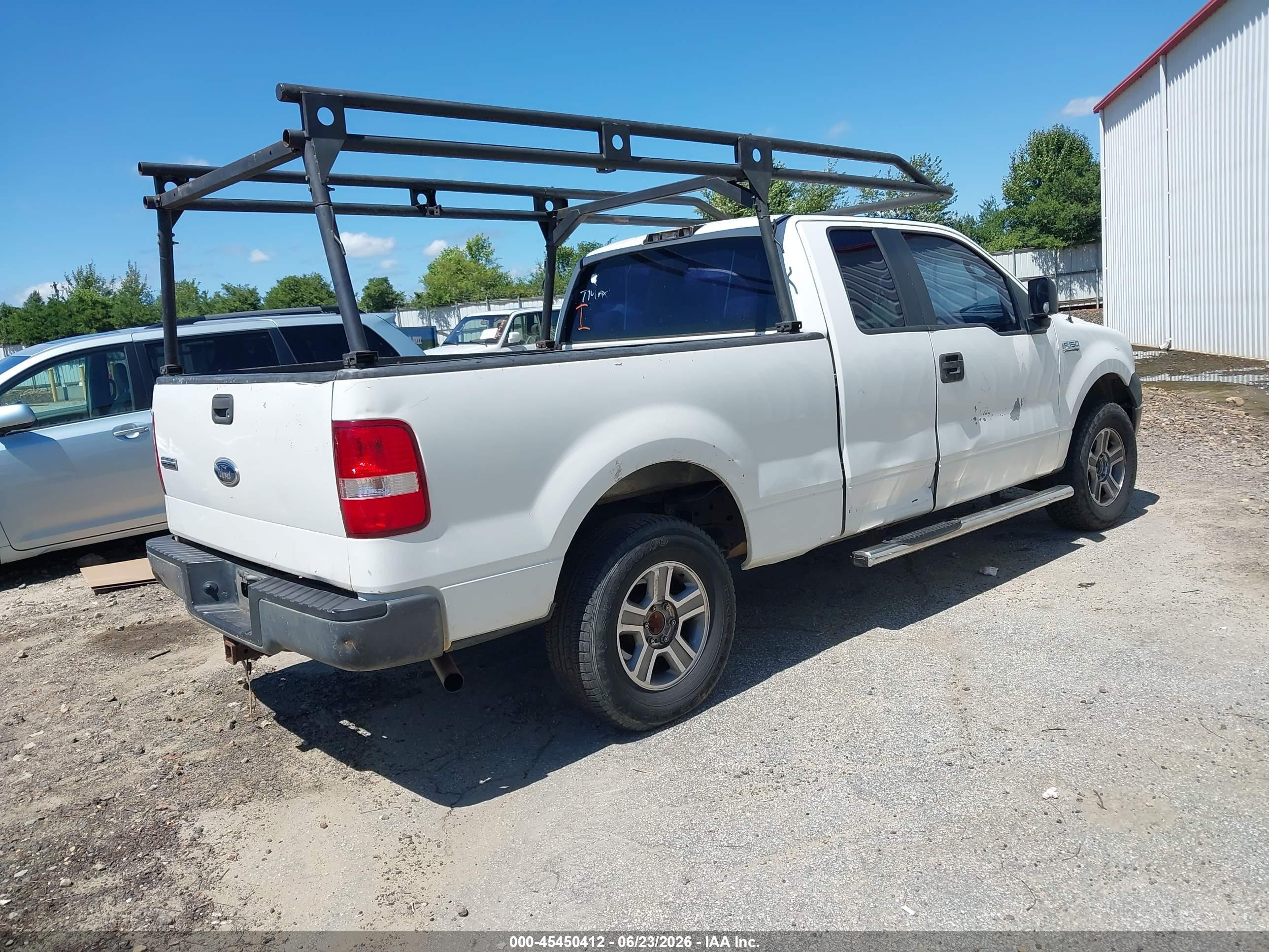 2005 Ford F-150 Stx/xl/xlt White vin: 1FTRX14W65FB37259