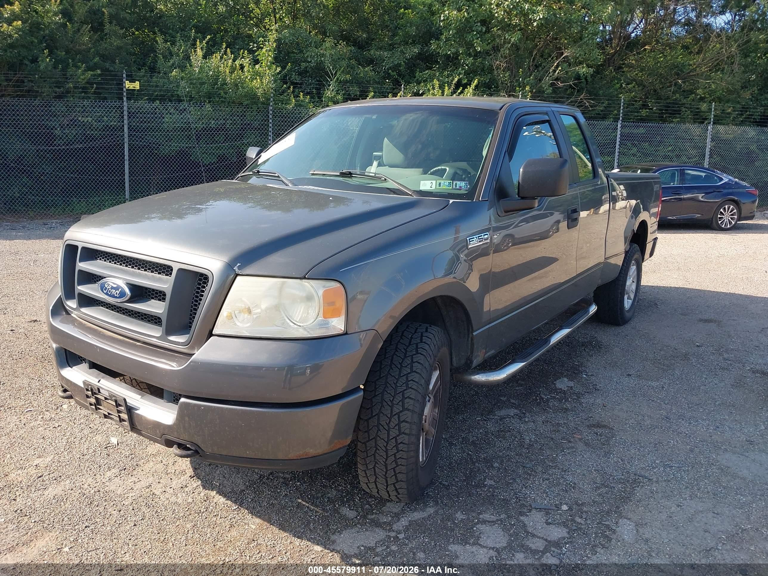 2005 Ford F-150 Stx/xl/xlt Gray vin: 1FTRX14W65NA79627