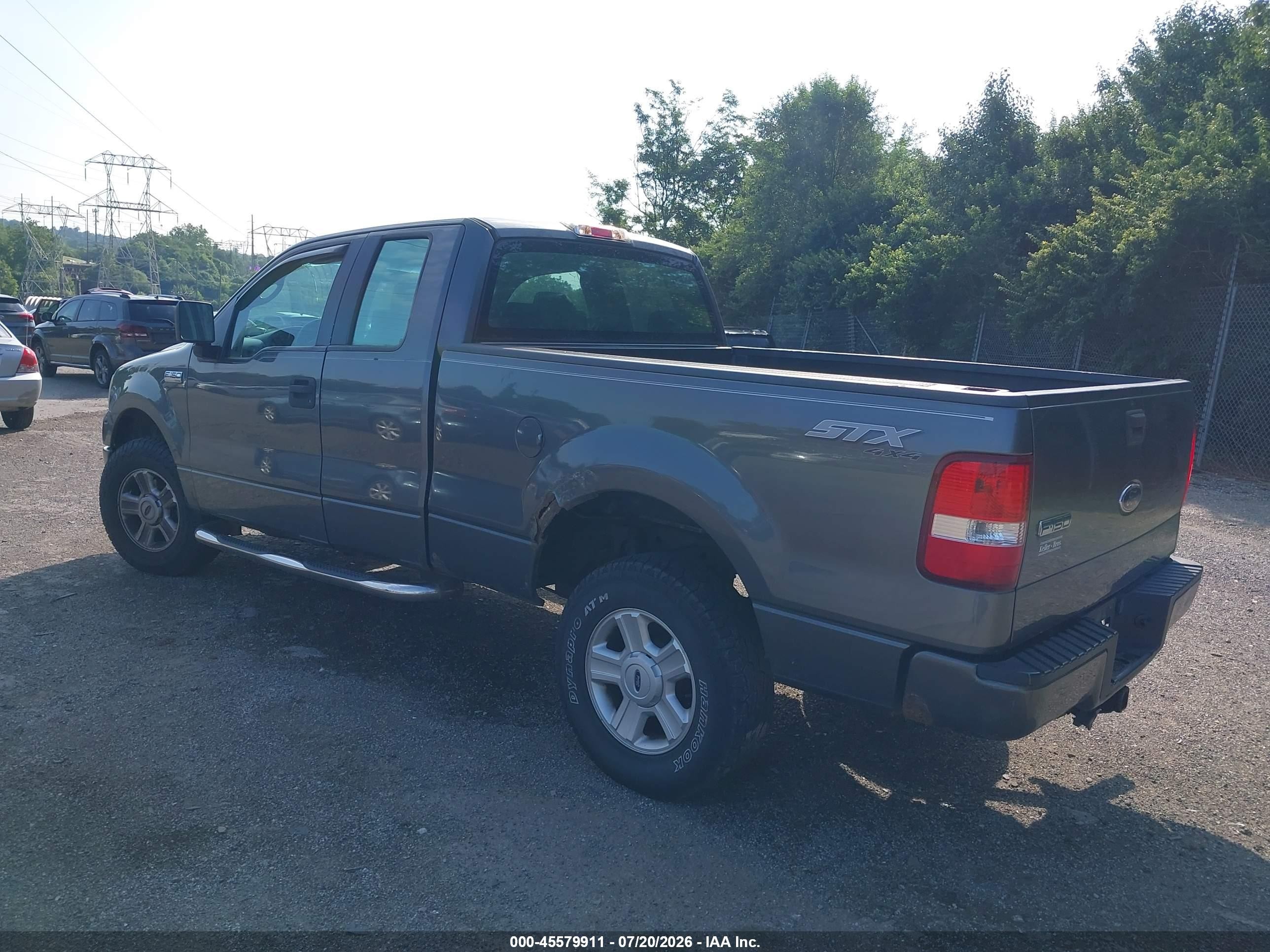 2005 Ford F-150 Stx/xl/xlt Gray vin: 1FTRX14W65NA79627