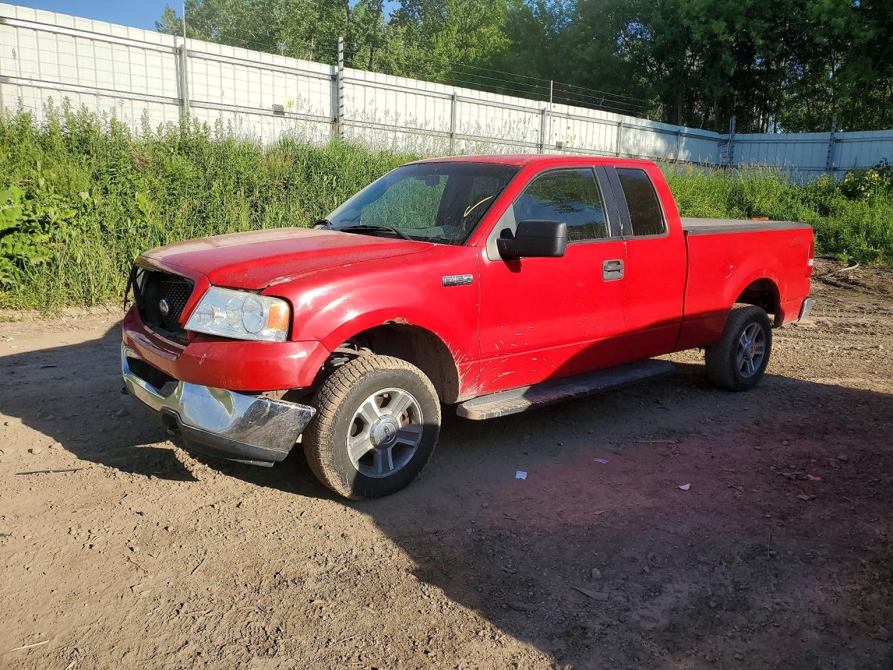2006 Ford F150 Red vin: 1FTRX14W66FB37781