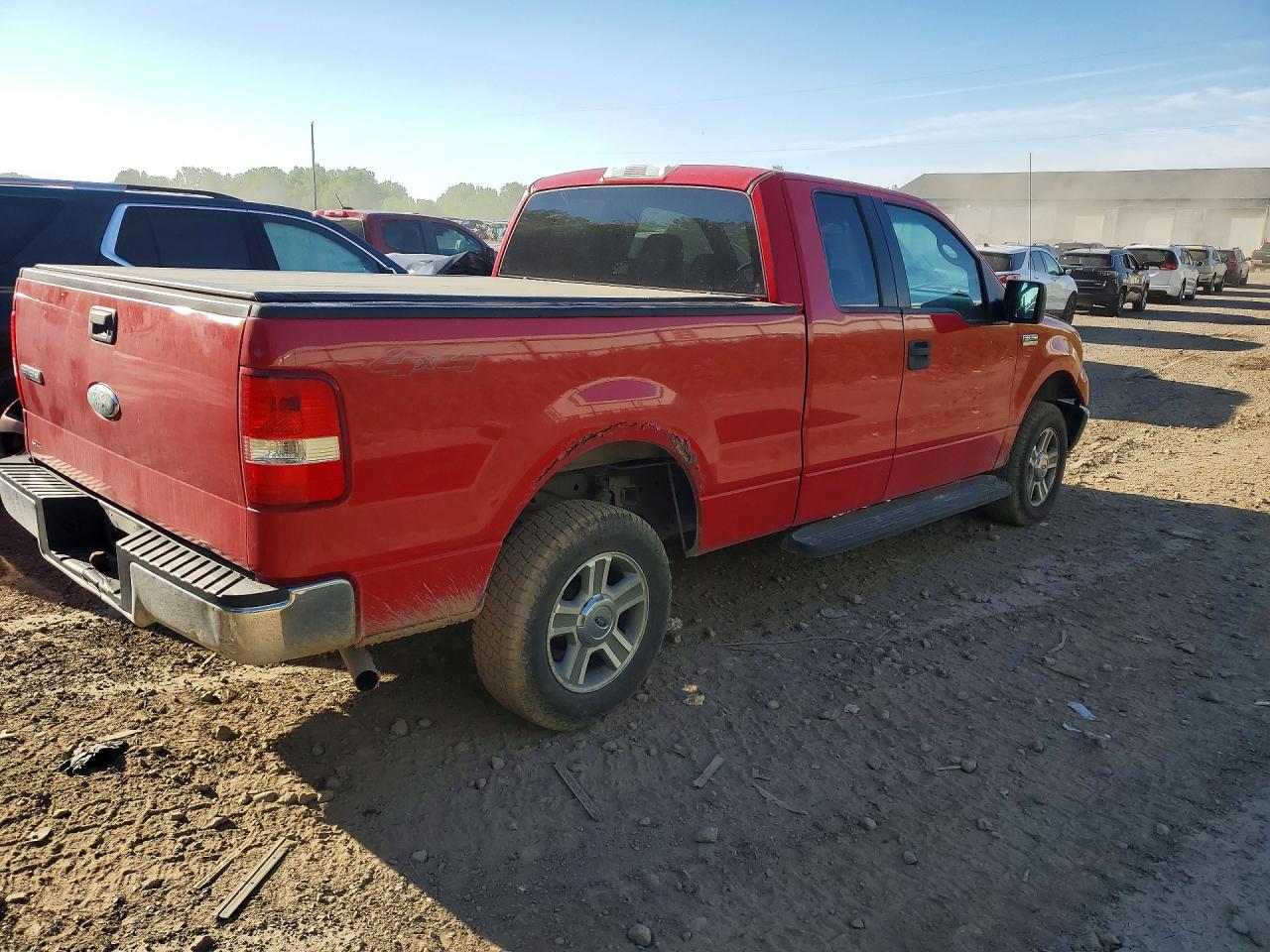 2006 Ford F150 Red vin: 1FTRX14W66FB37781
