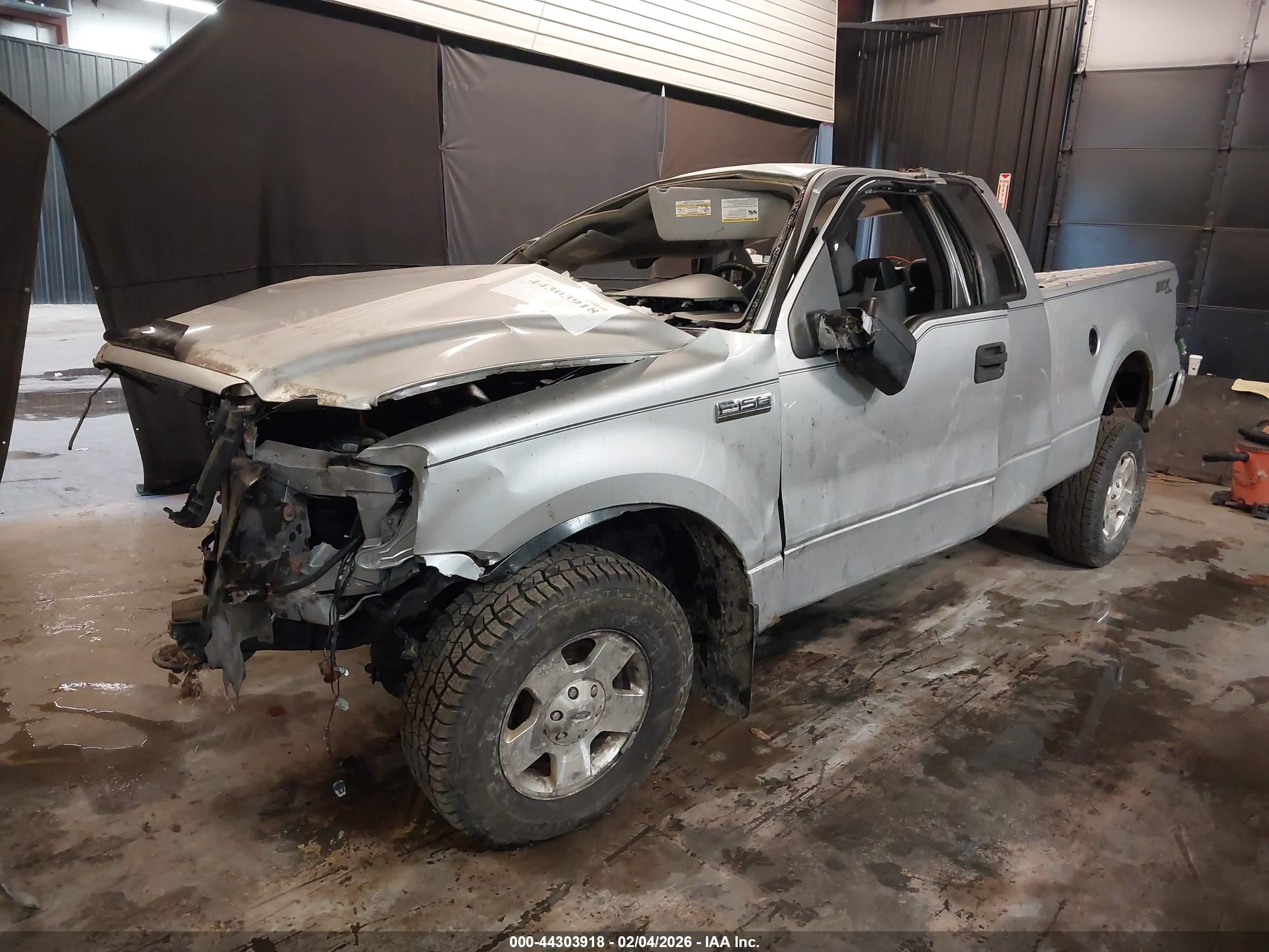 2007 Ford F-150 Fx4/stx/xl/xlt Silver vin: 1FTRX14W67FA00034